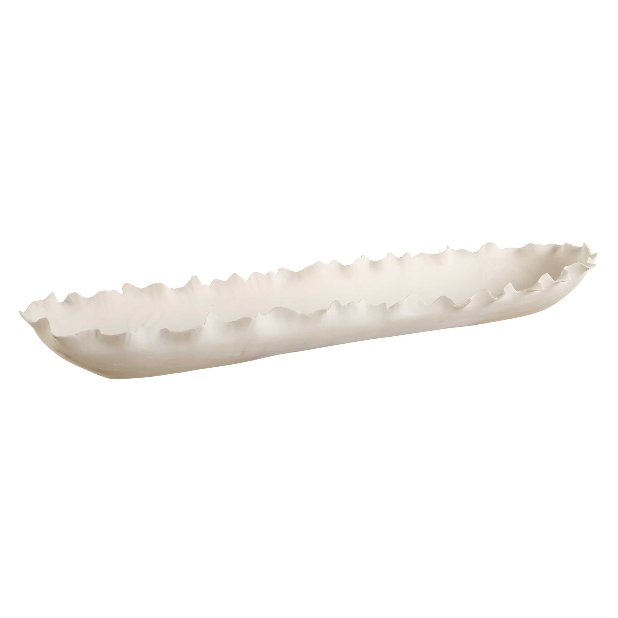 Ripple Crest White Bowl - Image 4