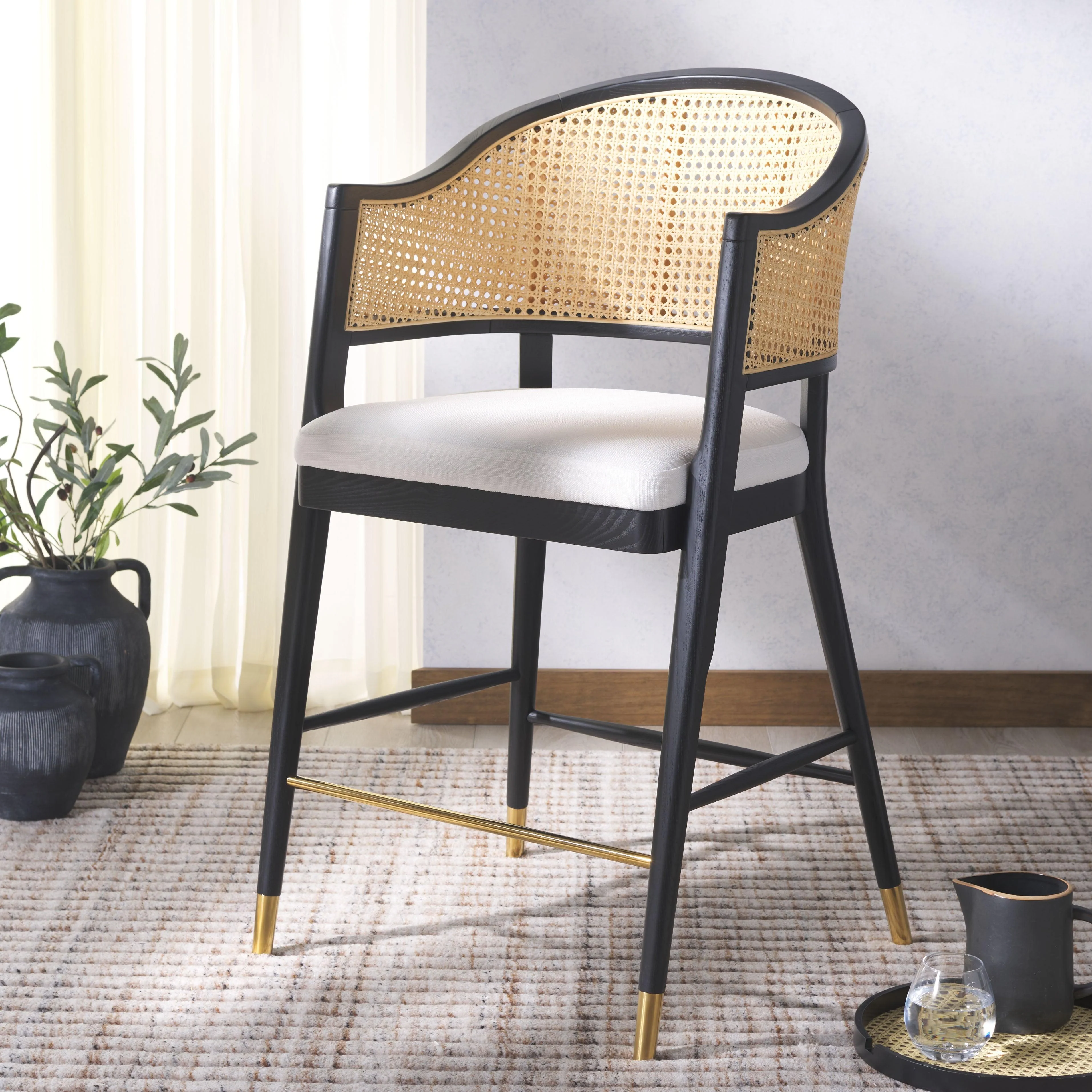 Rogue Rattan Barstool - Image 2