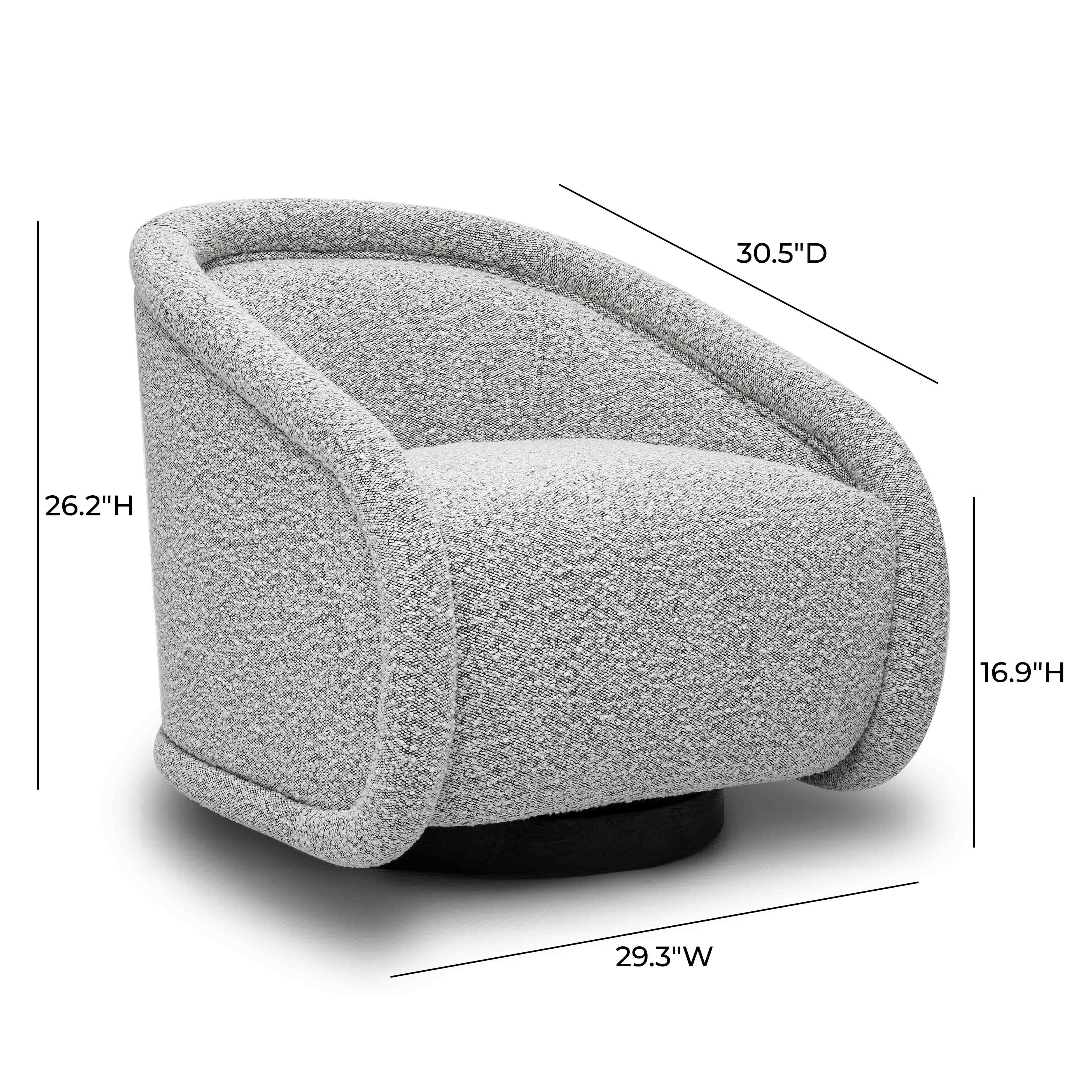 Rory Performance Boucle Swivel Accent Chair - Image 12