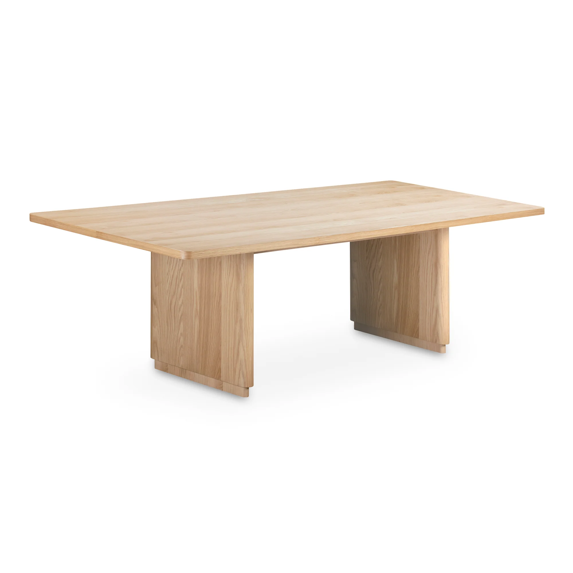 Round Off Dining Table Large Oak - Image 3