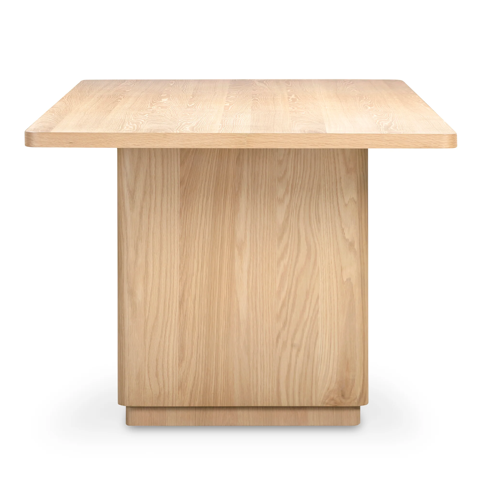 Round Off Dining Table Small Oak - Image 4