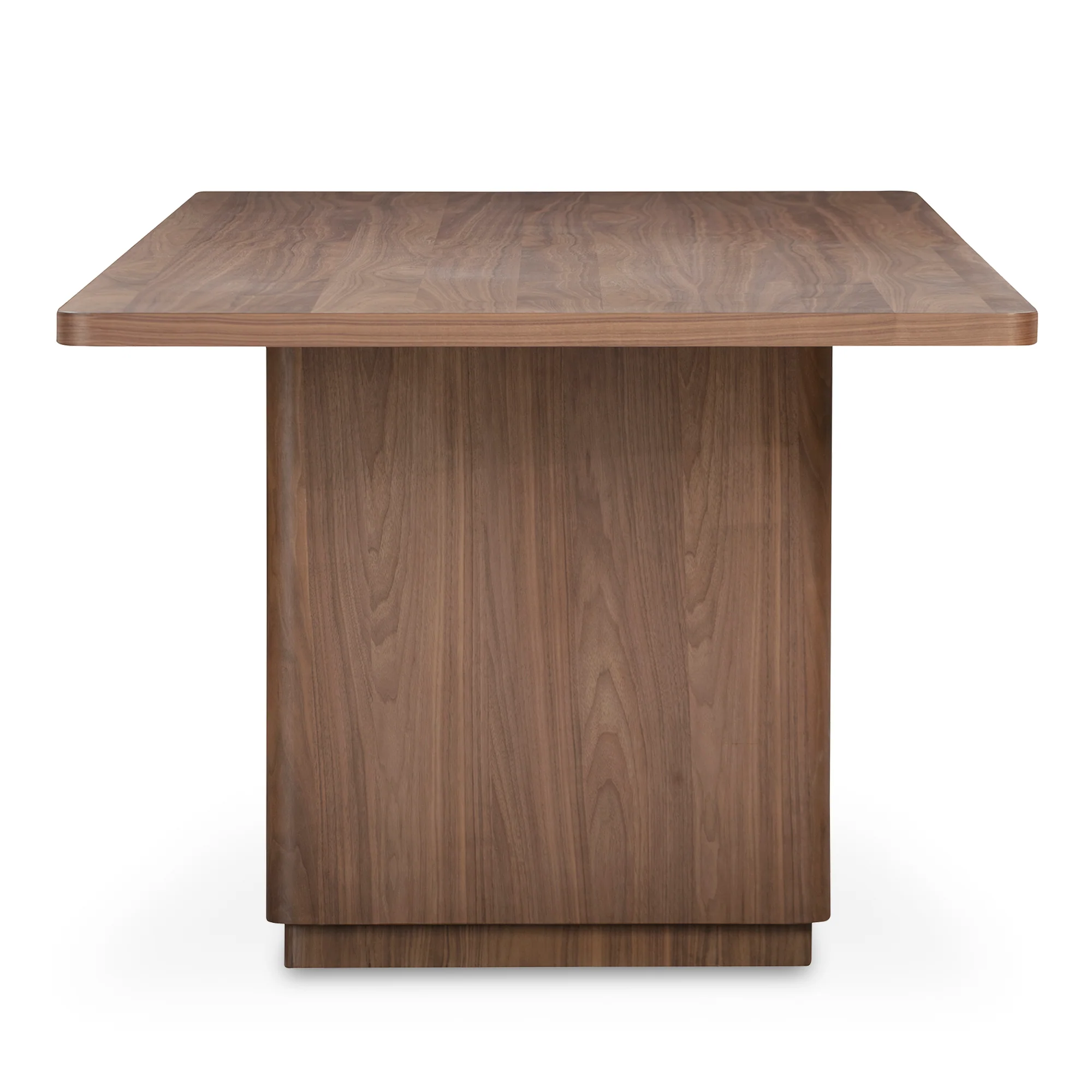 Round Off Dining Table Small Walnut - Image 4