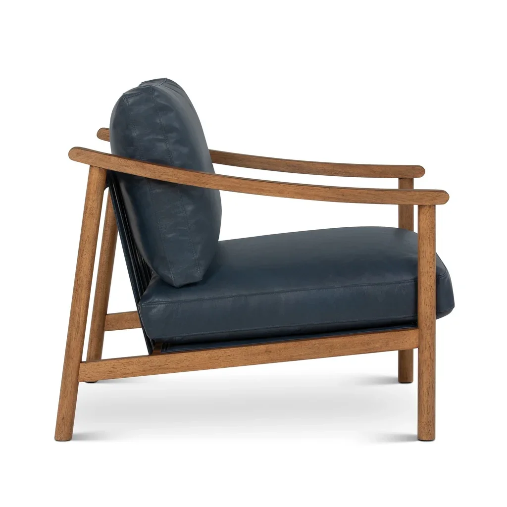 Rowan Leather Accent Chair - Image 4