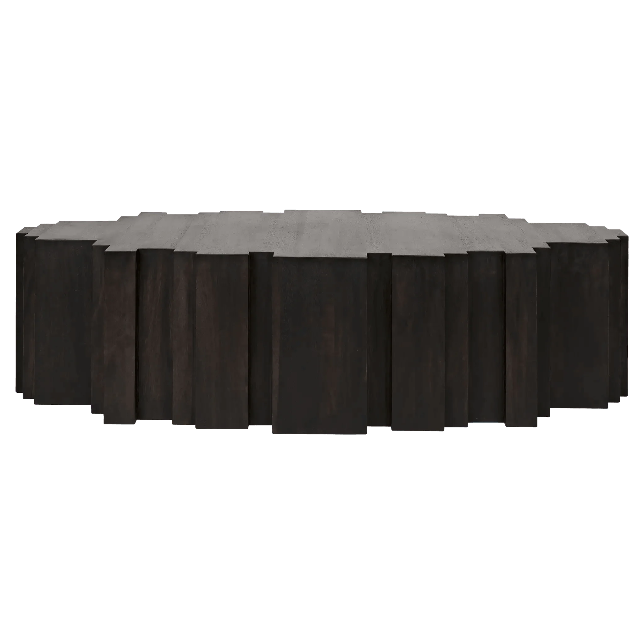 Royce Coffee Table, Ebony Walnut
