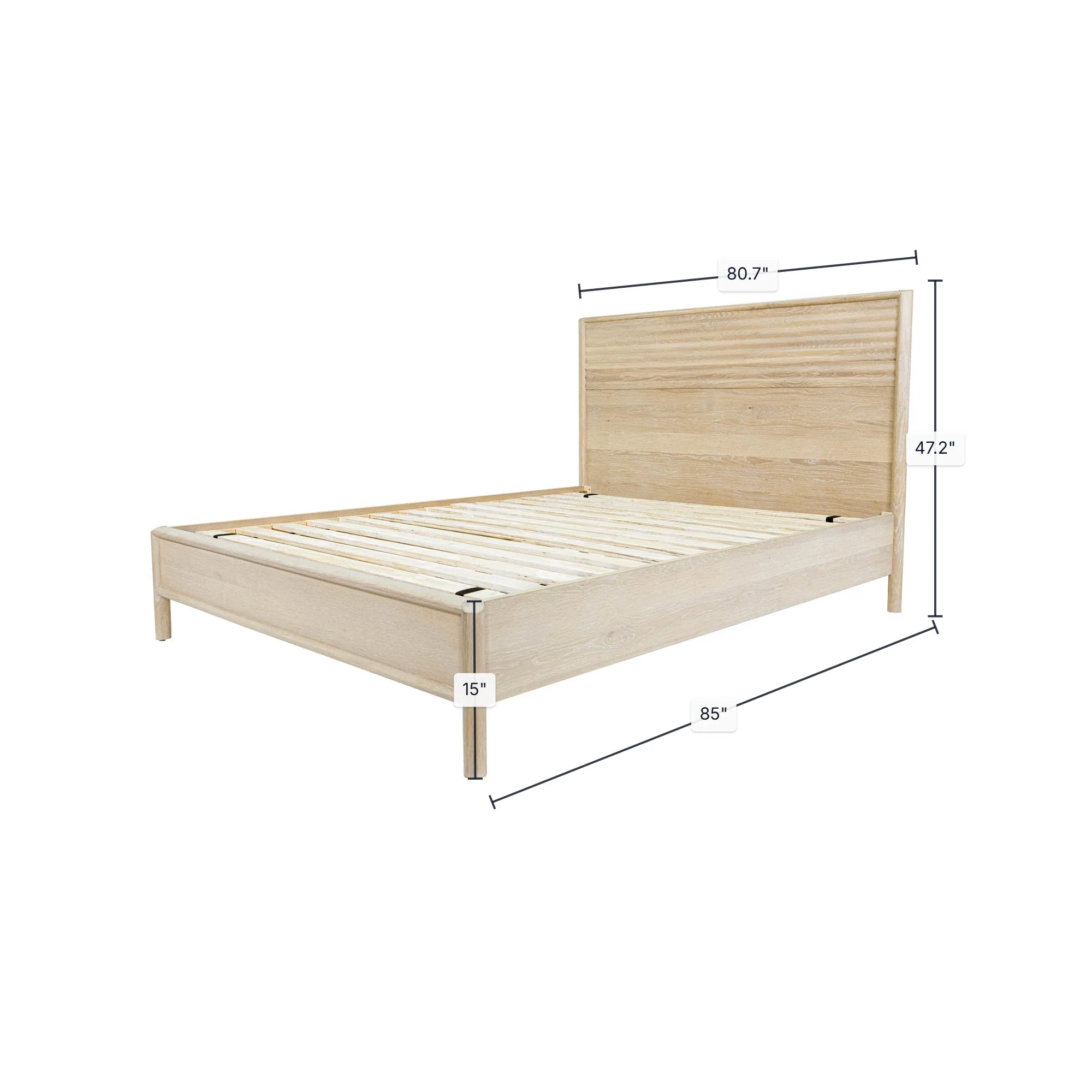 Runway Bed - Light Oak - Image 3