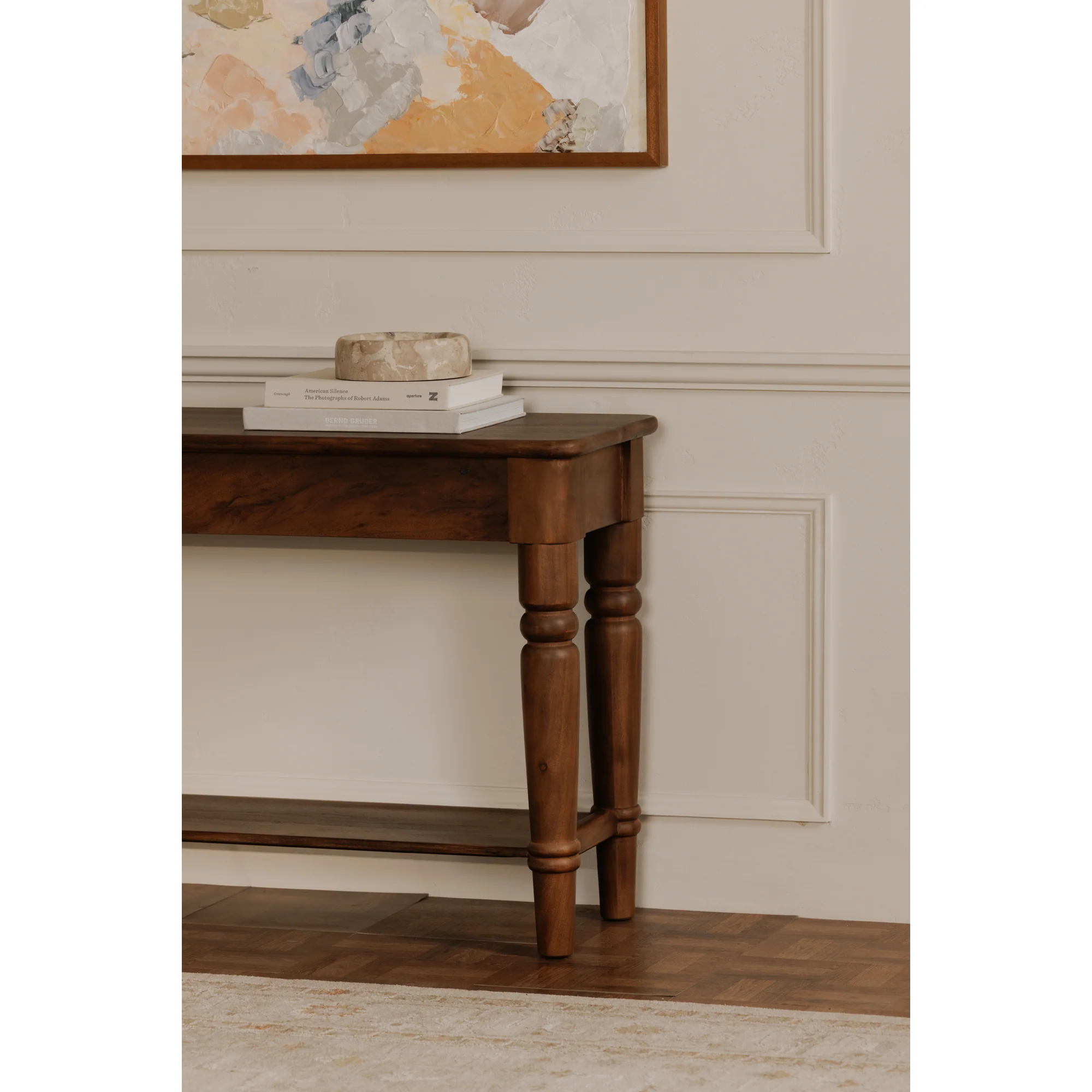 Russet Console Table Brown - Image 2