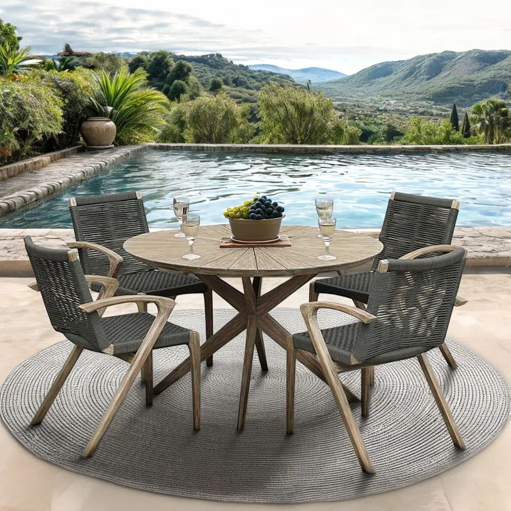 Sachi and Nabila Outdoor 5 Piece Dining Set - Image 12