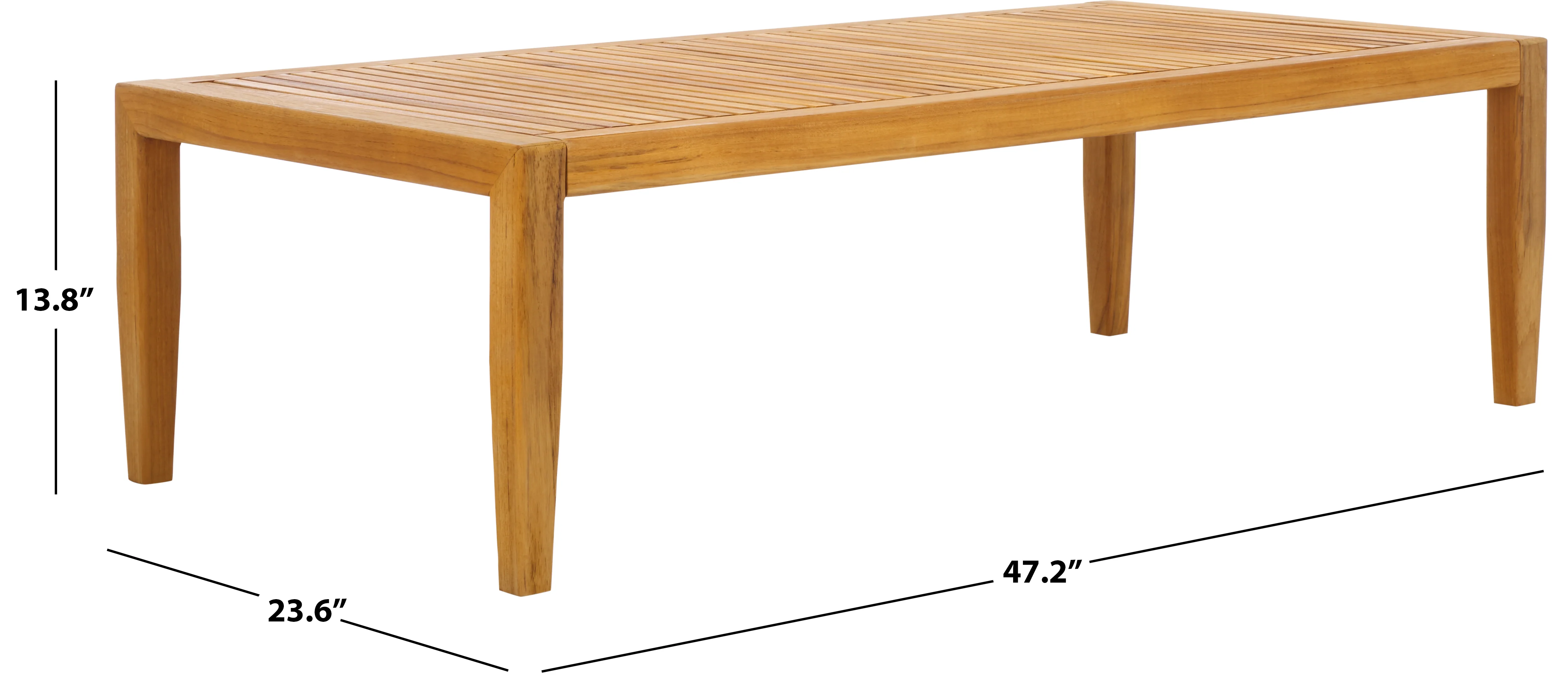 Samoa Brazilian Teak Patio Coffee Table - Image 6