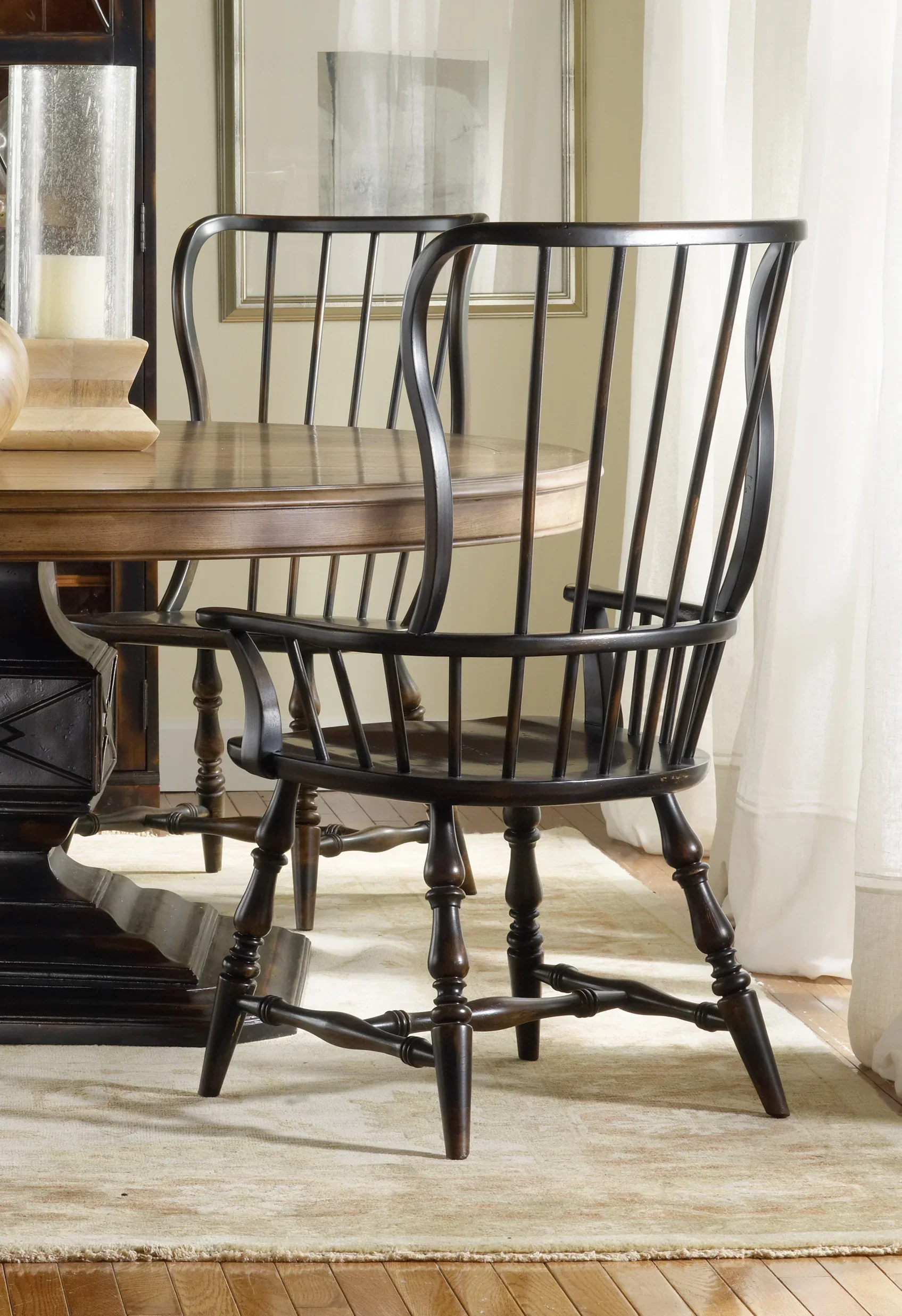 Sanctuary Spindle Arm Chair - Set of 2 - Image 2