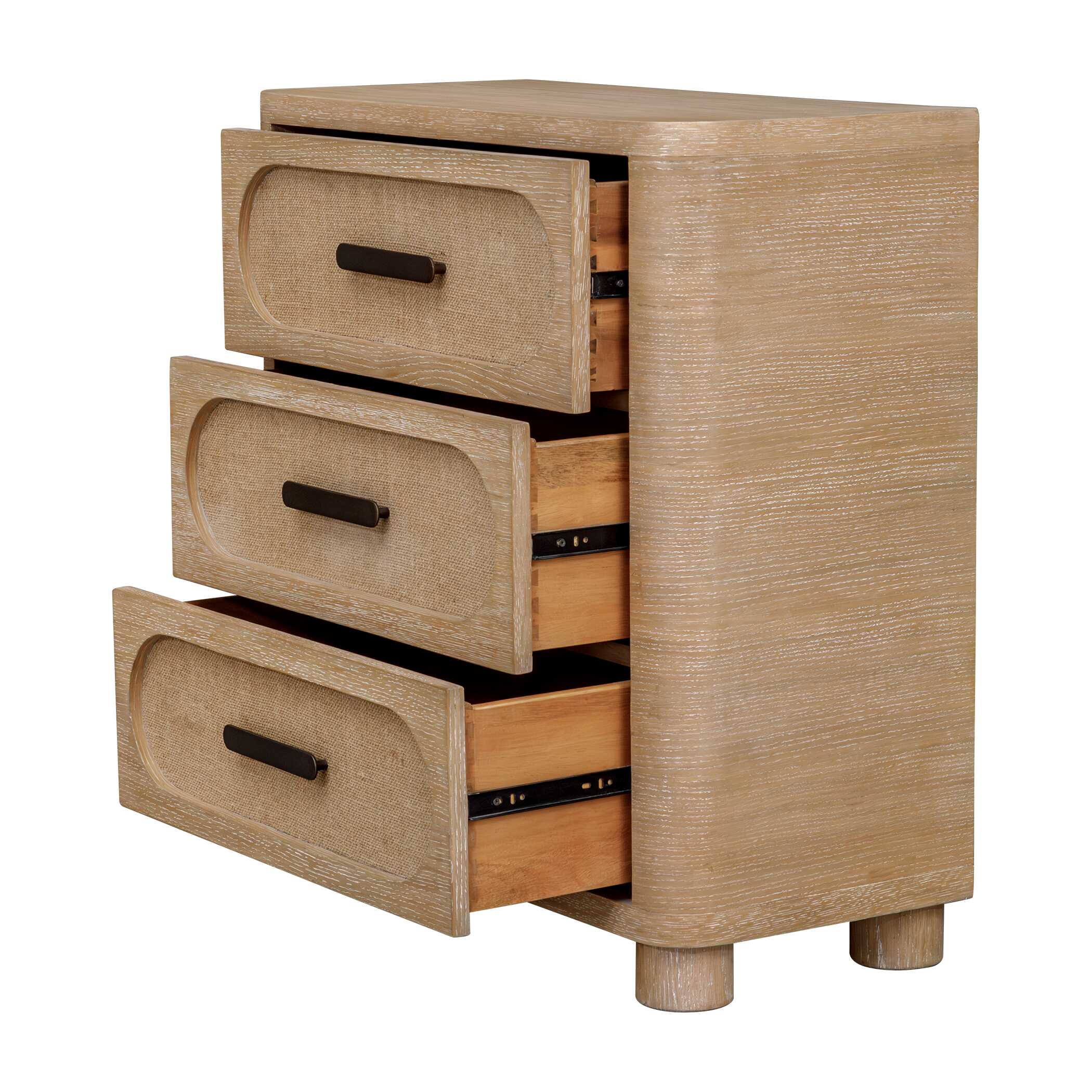 Scottie Natural Oak 3 Drawer Chest - Image 8