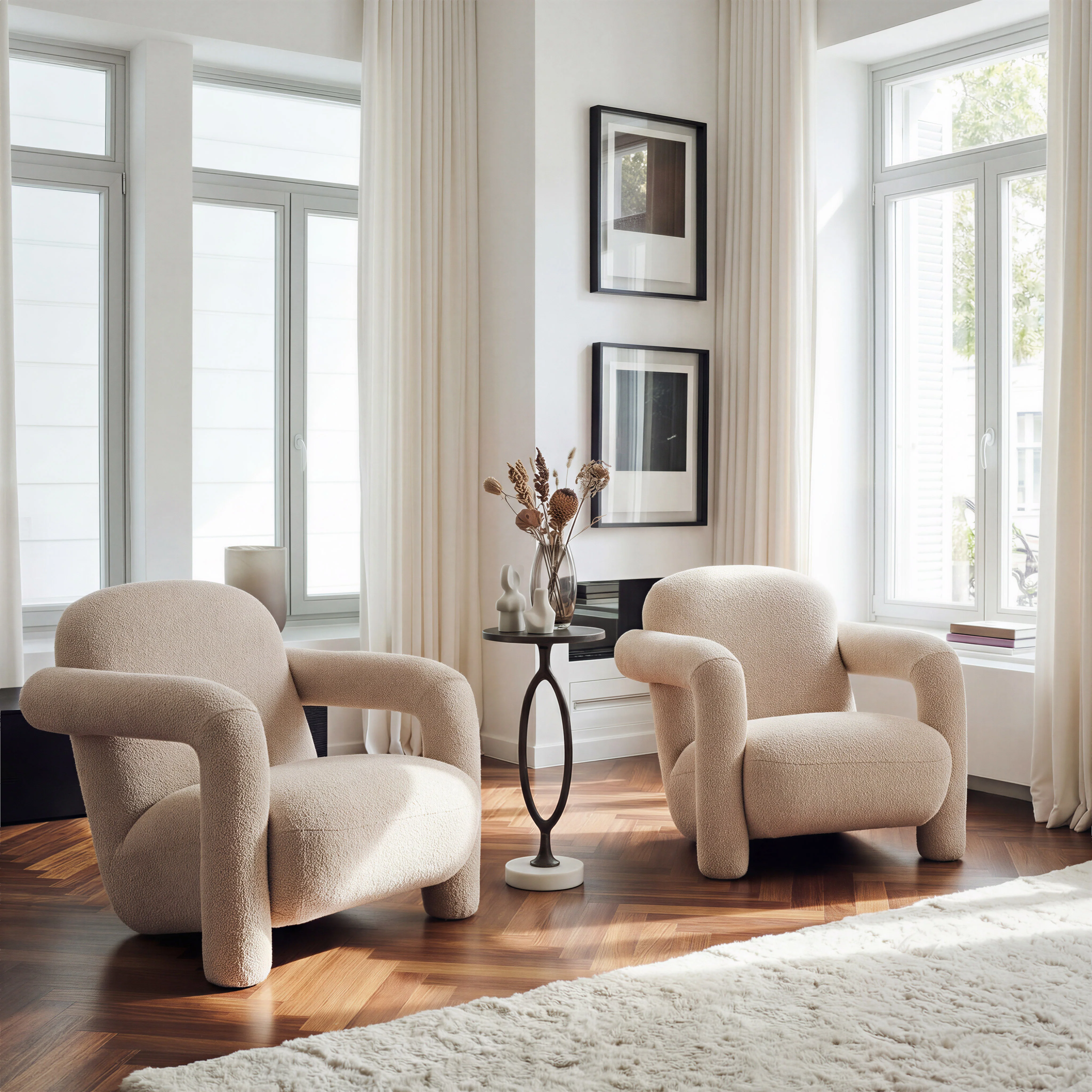 Selenya Accent Chair Beige - Image 8