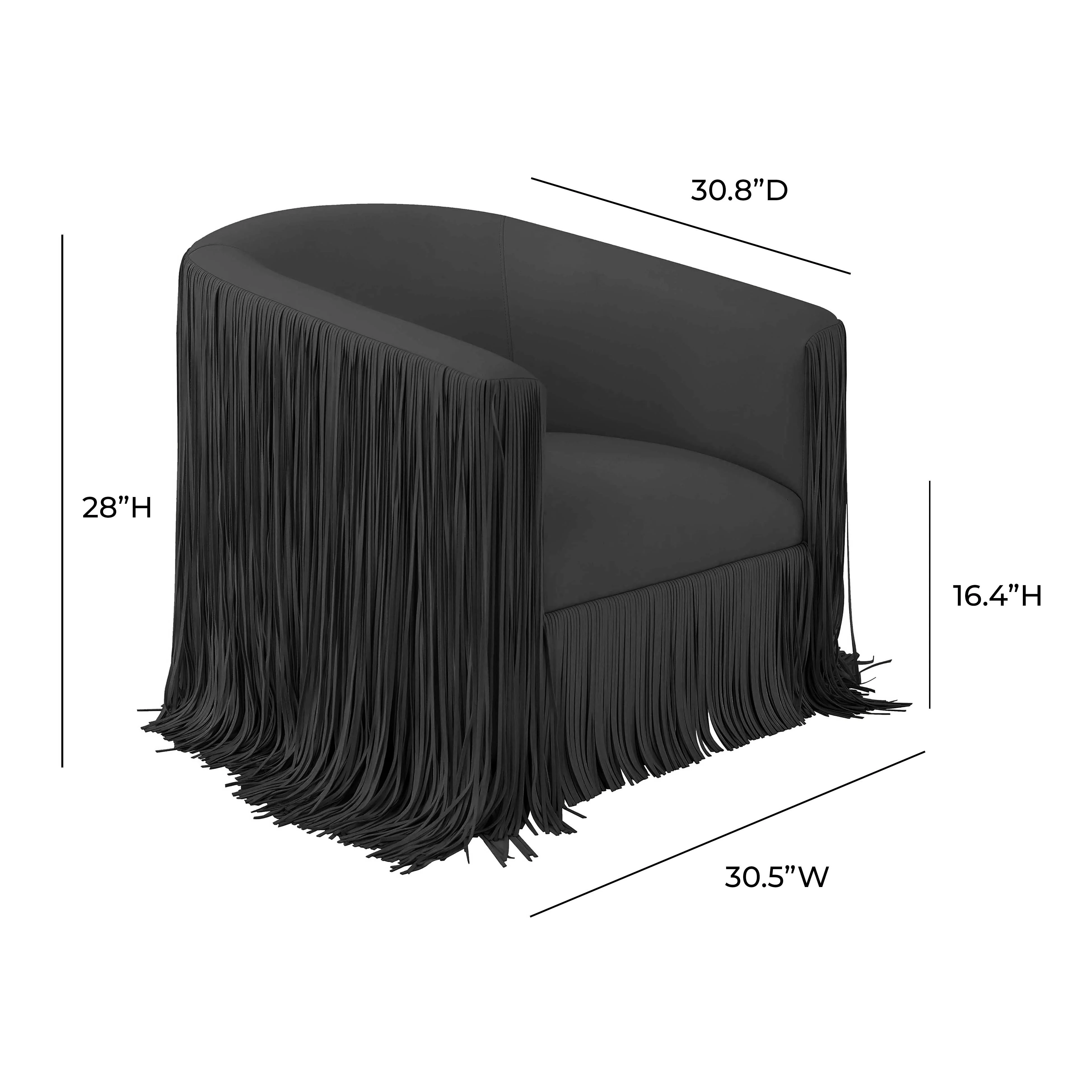 Shag Me Vegan Swivel Chair - Image 6