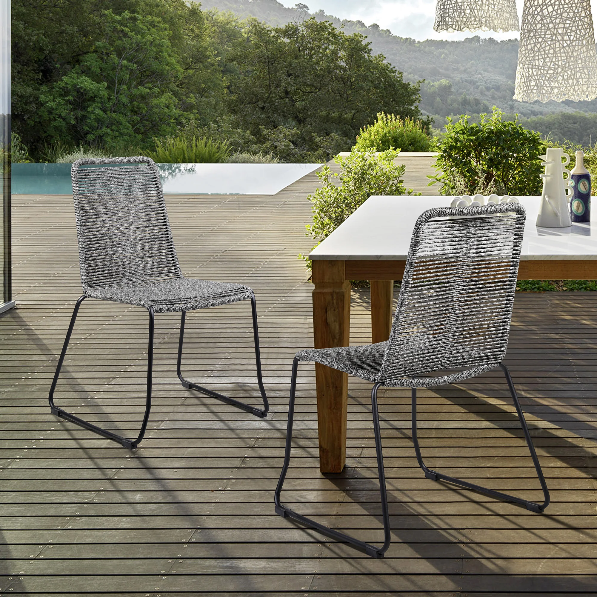 Shasta Outdoor Dining Chair - Set of 2 - Image 16