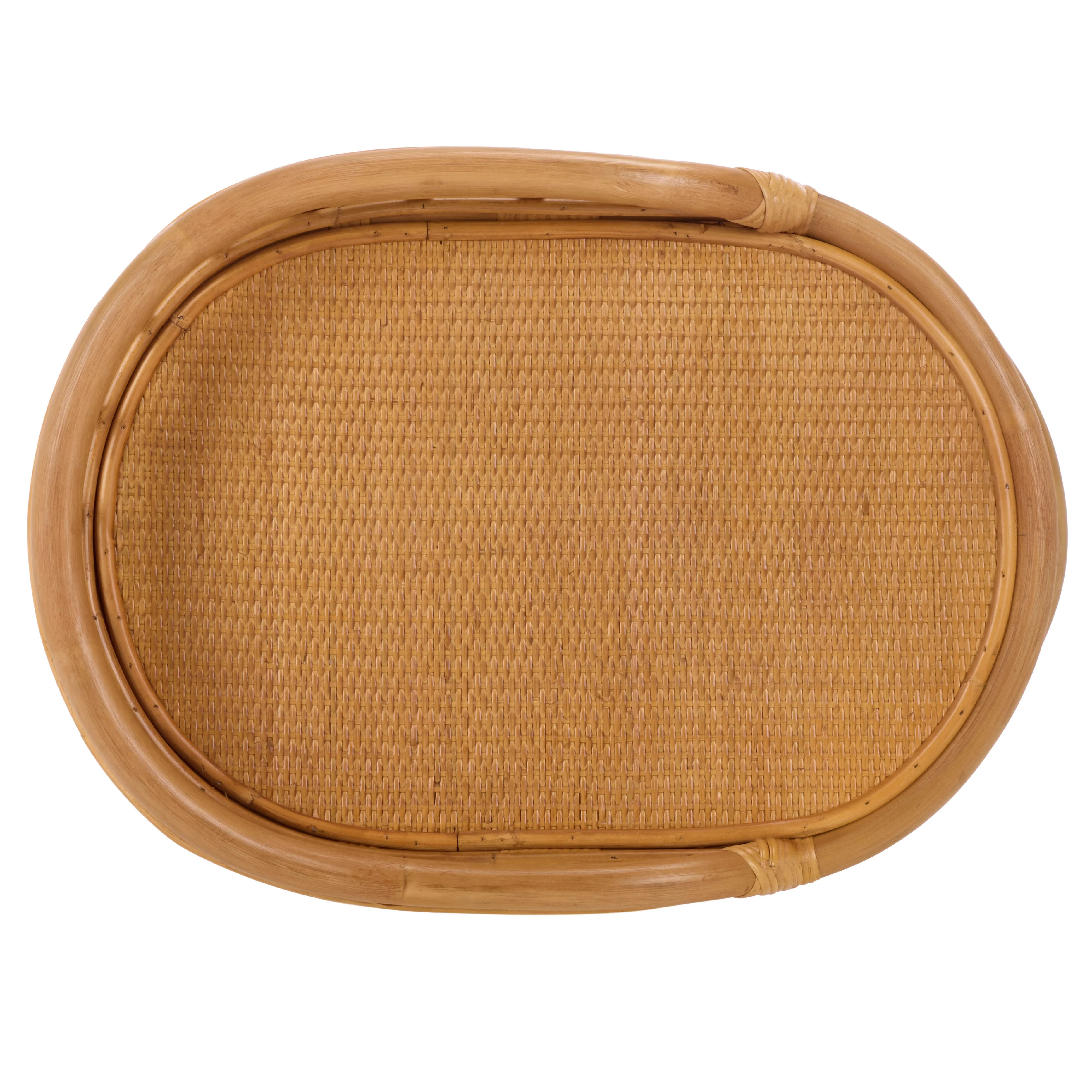 Shayleen Rattan Pole 2 Shelf Accent Table - Image 12
