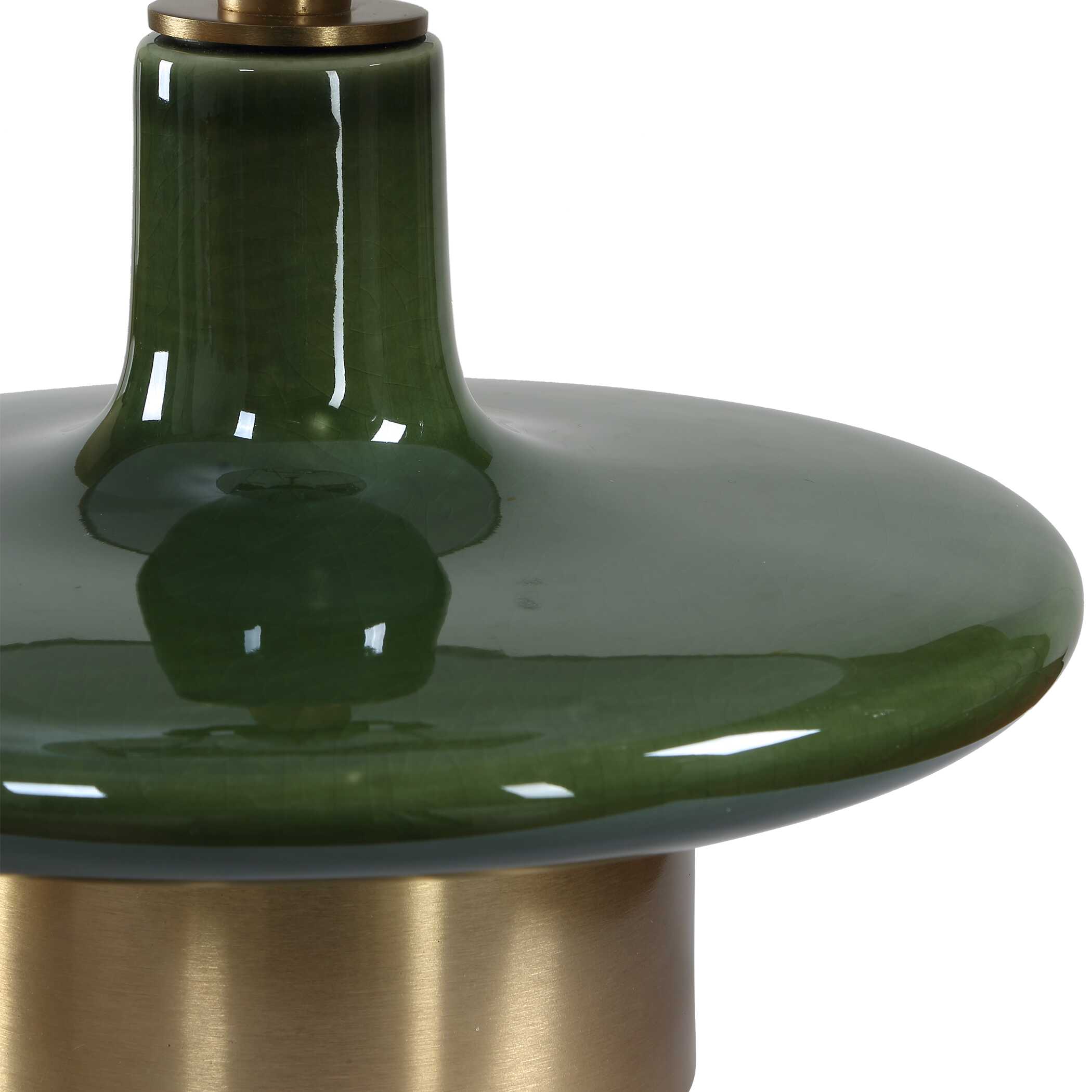 Sieler Glossy Green Table Lamp - Image 7