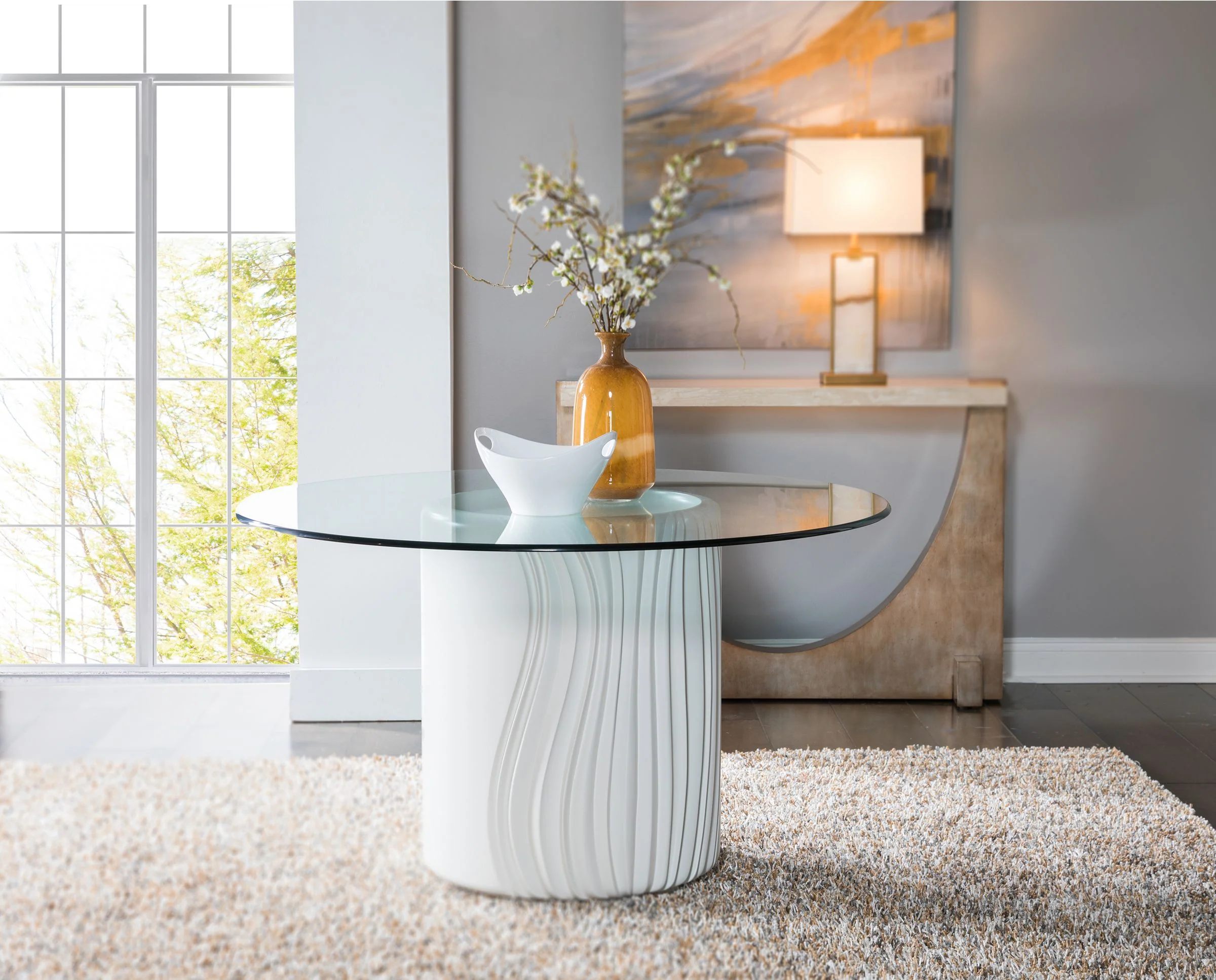 Signature Designs Volante 56 Inch Round Dining Table - Image 6