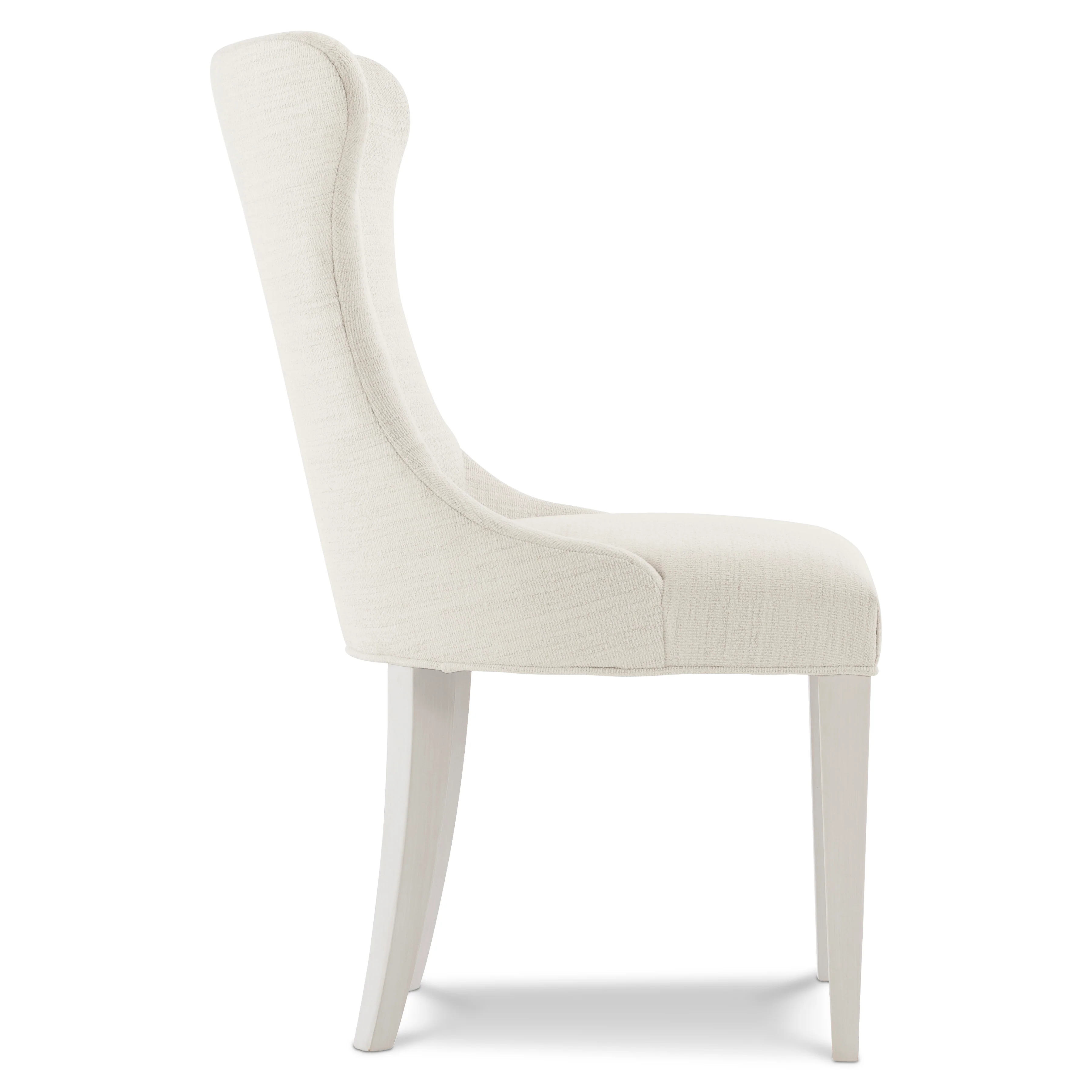 Silhouette Side Chair in Neutral Fabric - Image 2