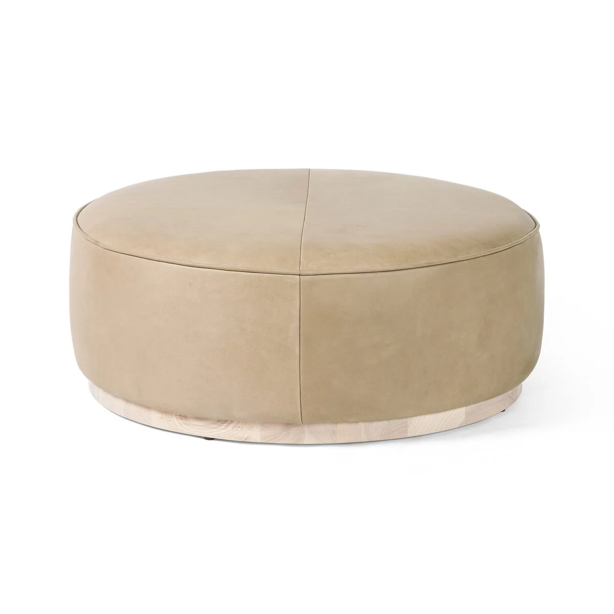 Sinclair Large Round Ottoman - Image 3