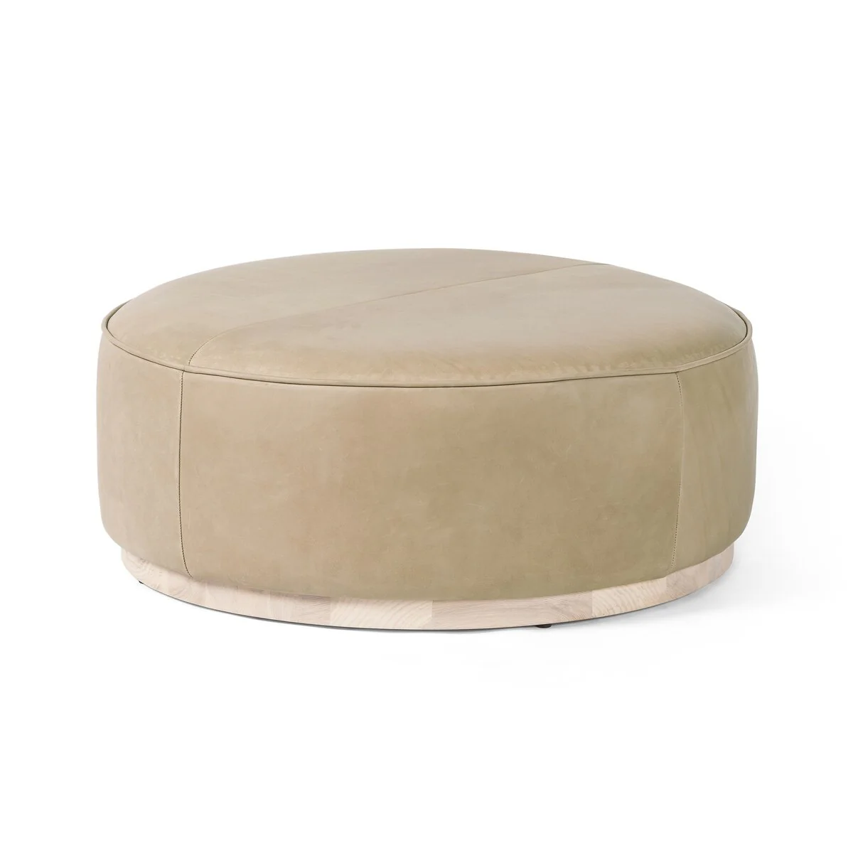 Sinclair Large Round Ottoman - Image 4