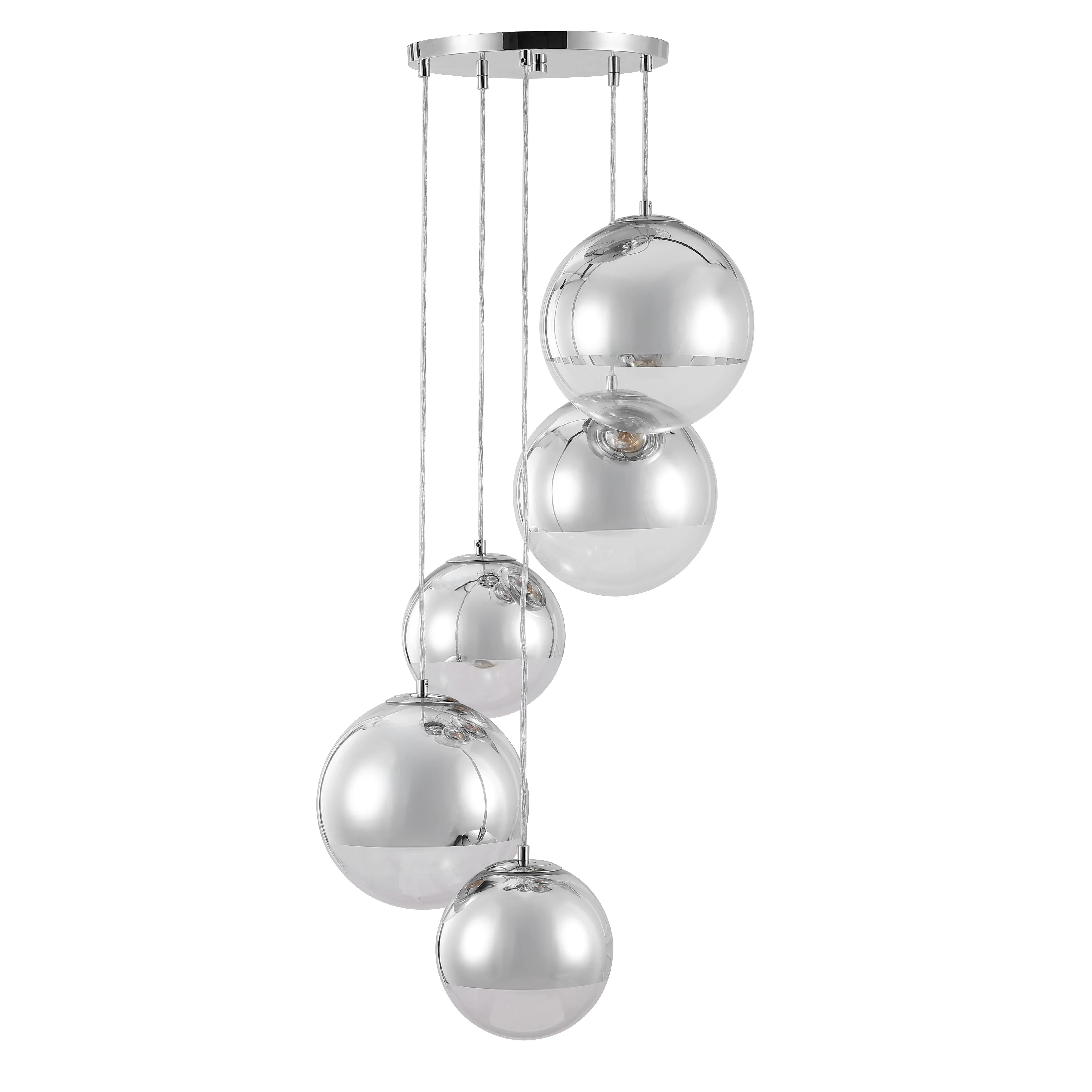 Skylina Metal 5 Light Chandelier - Image 11
