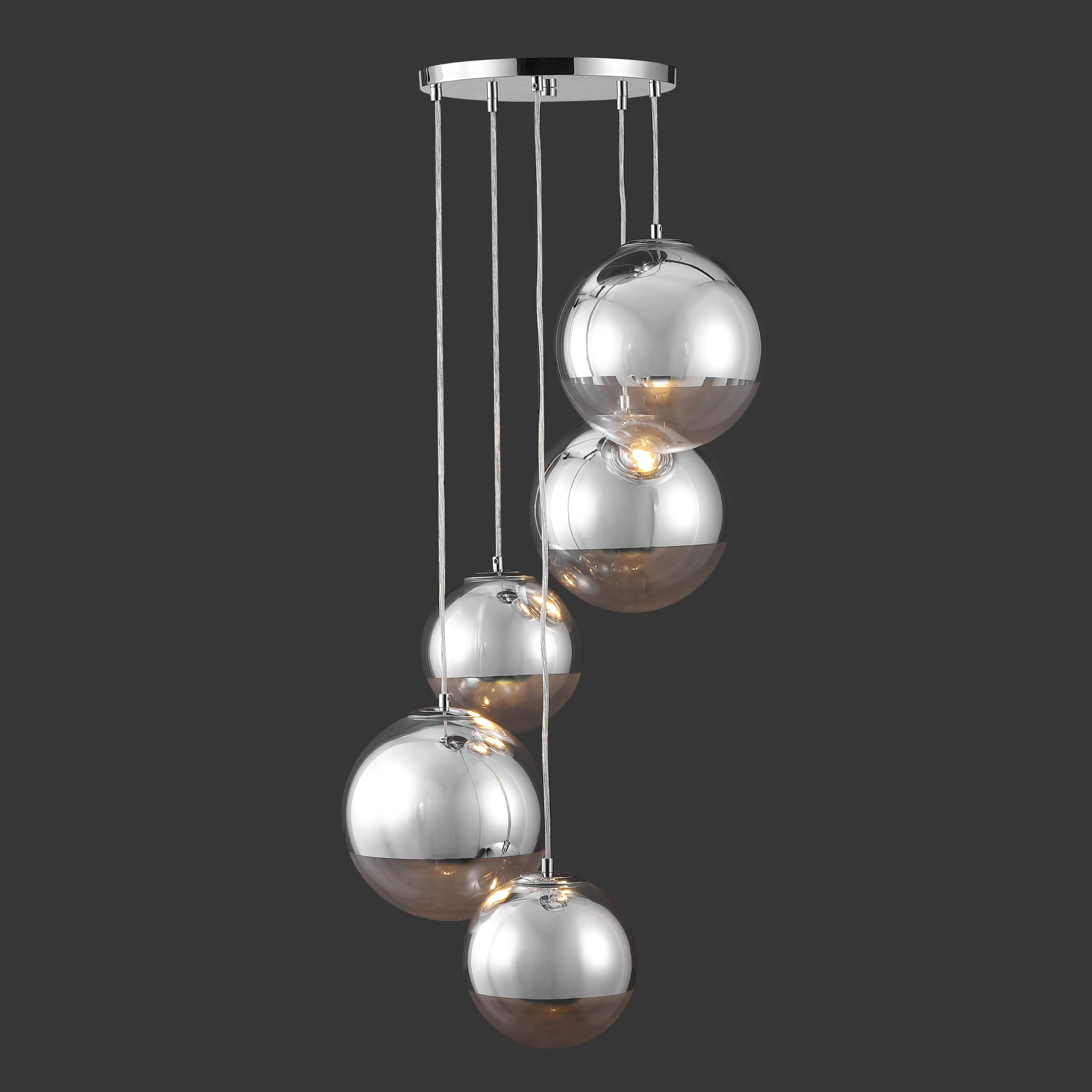 Skylina Metal 5 Light Chandelier - Image 12