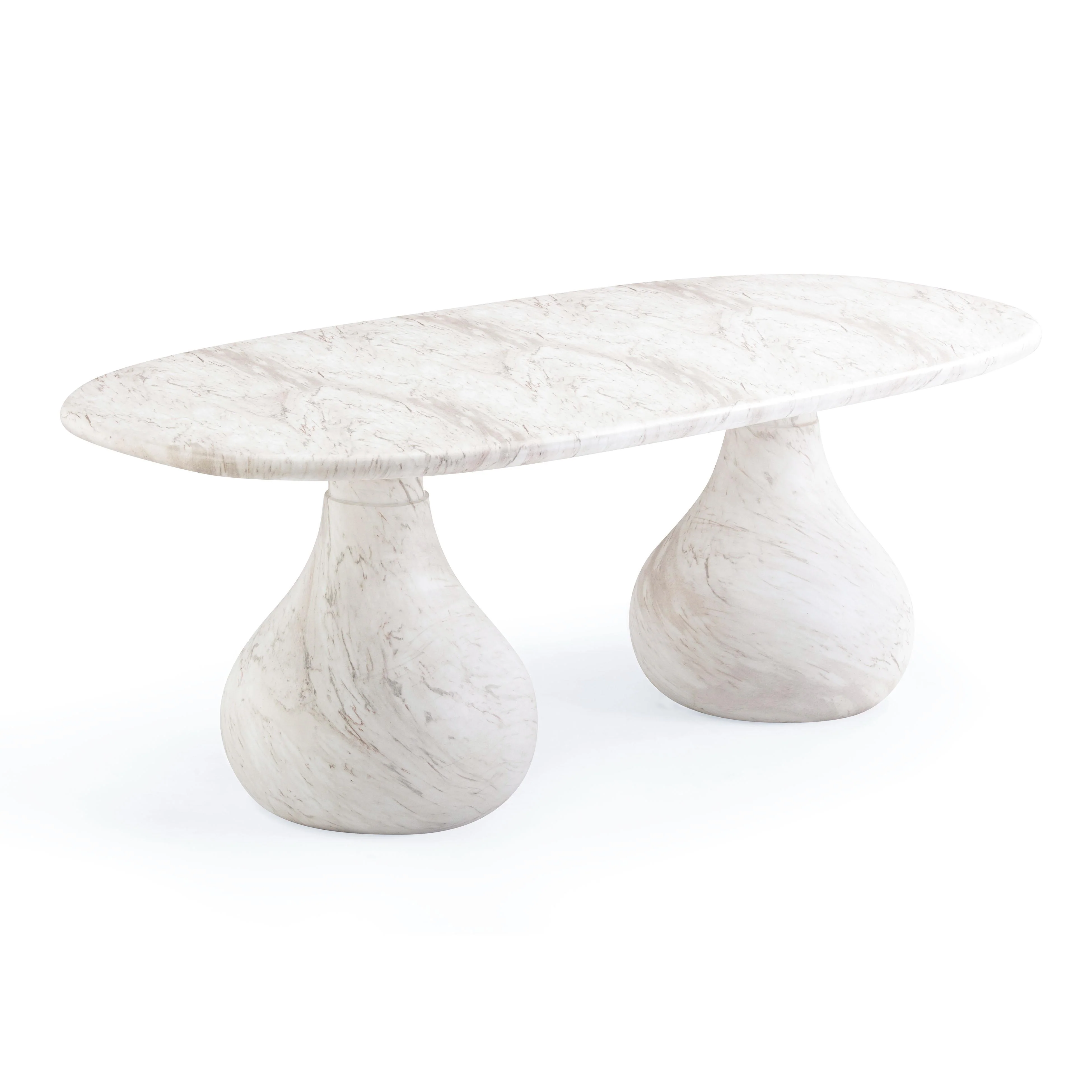 Smooch 87" Concrete Indoor/Outdoor Dining Table - Image 4
