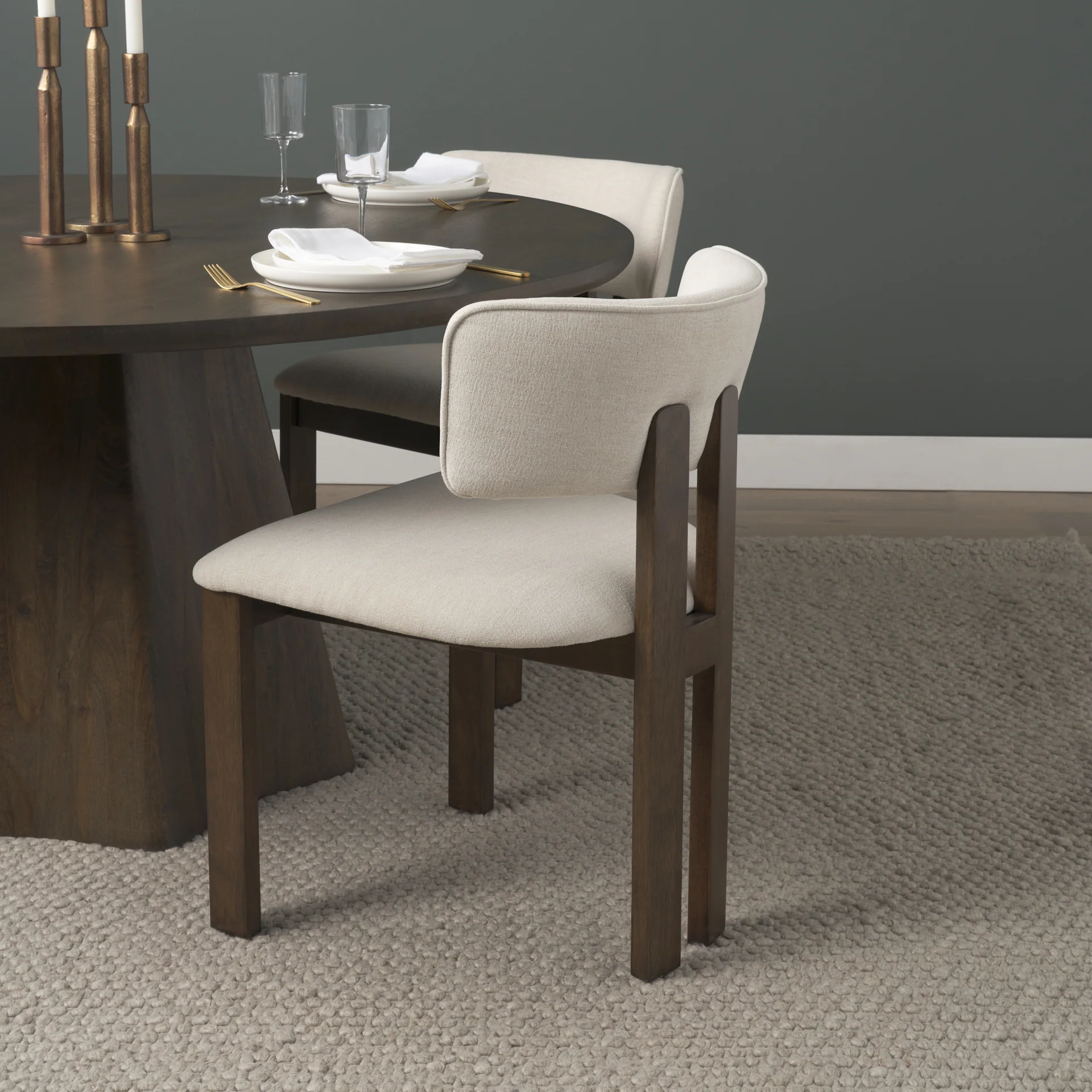 Soho Curve Tripod Dining Chair - Image 13