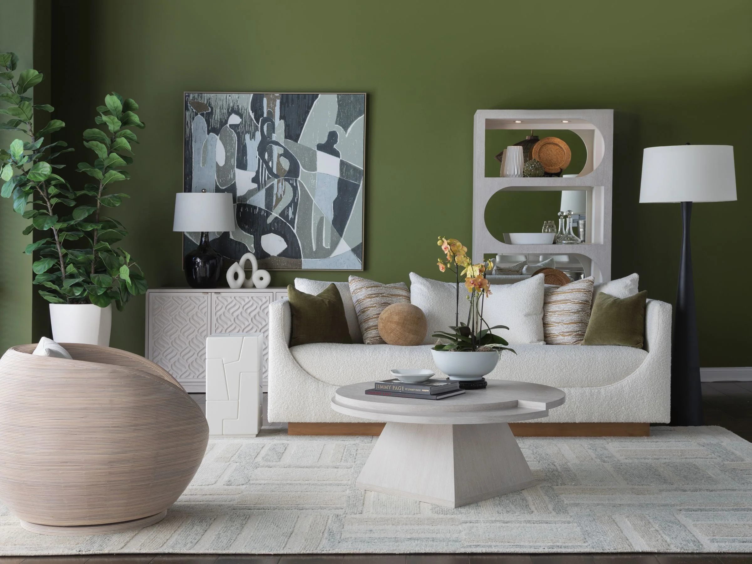 Solimar Solimar Rattan Swivel Chair - Image 3