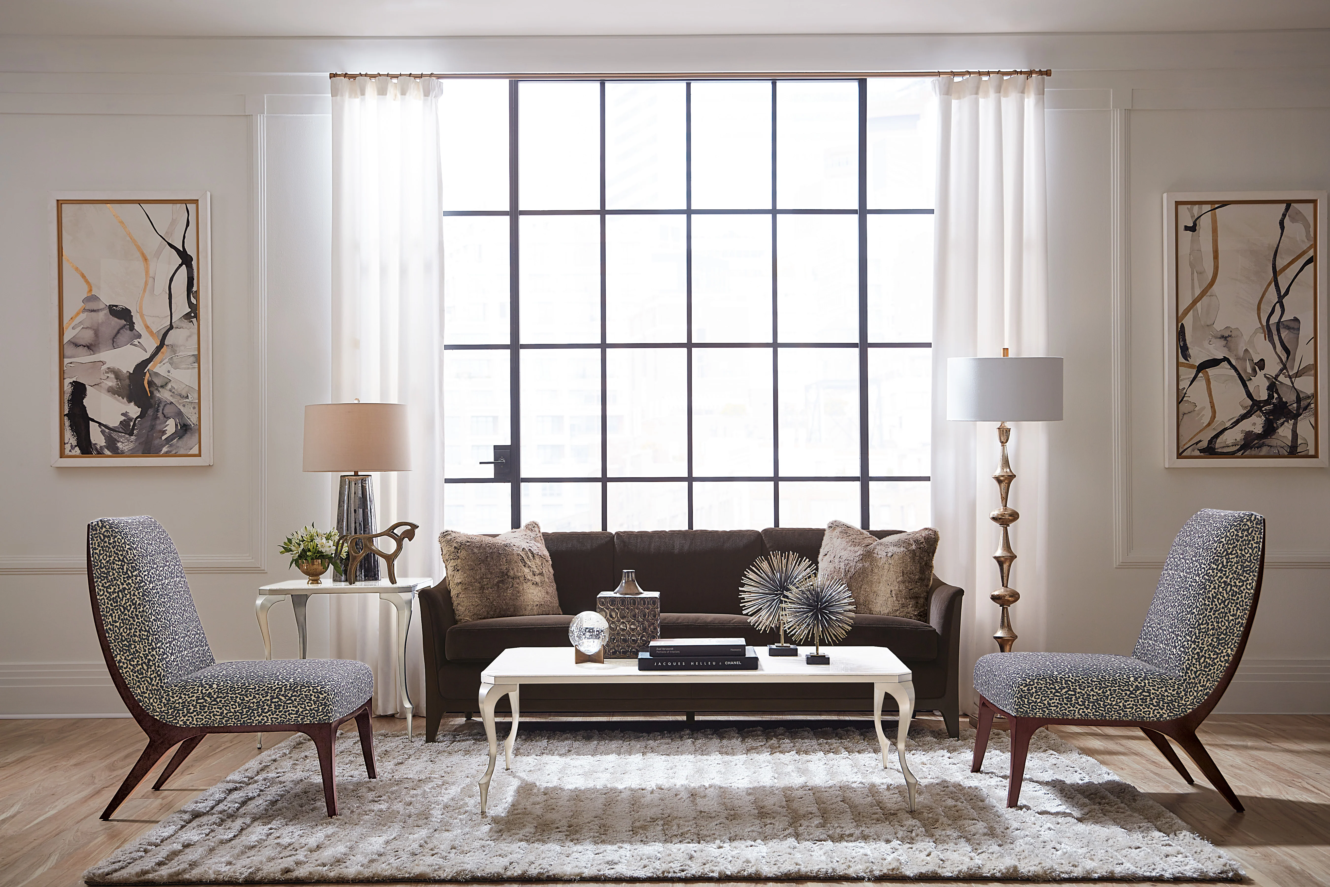 Sophia Sofa - Brown - Image 10