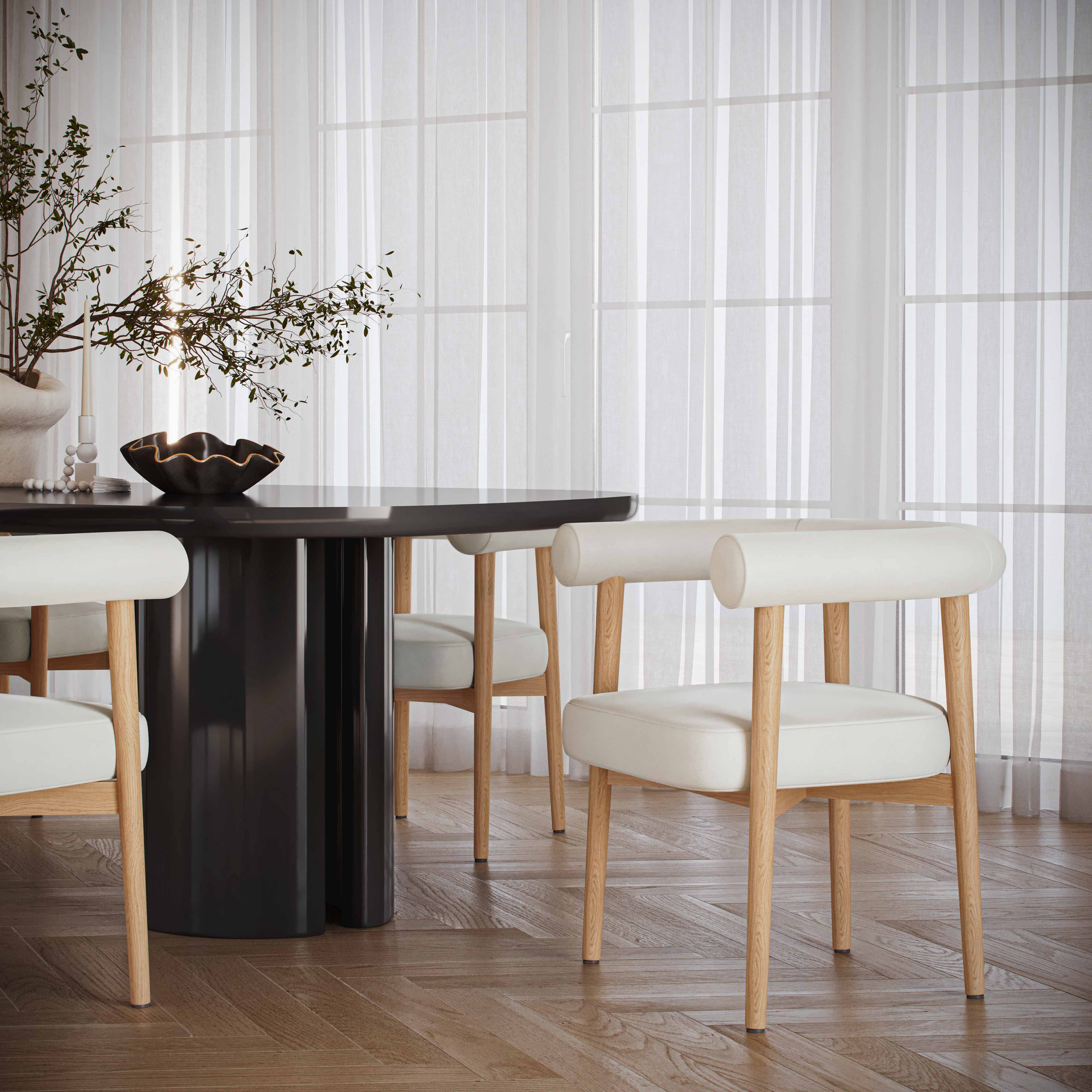 Spara Performance Vegan Leather Dining Chair - Image 8