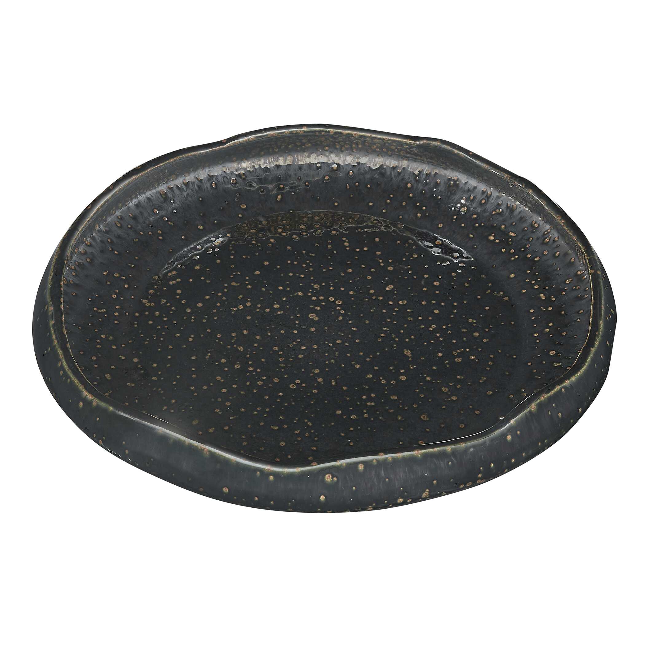 Stardust Ripple Indoor-Outdoor Black Bowl - Image 4