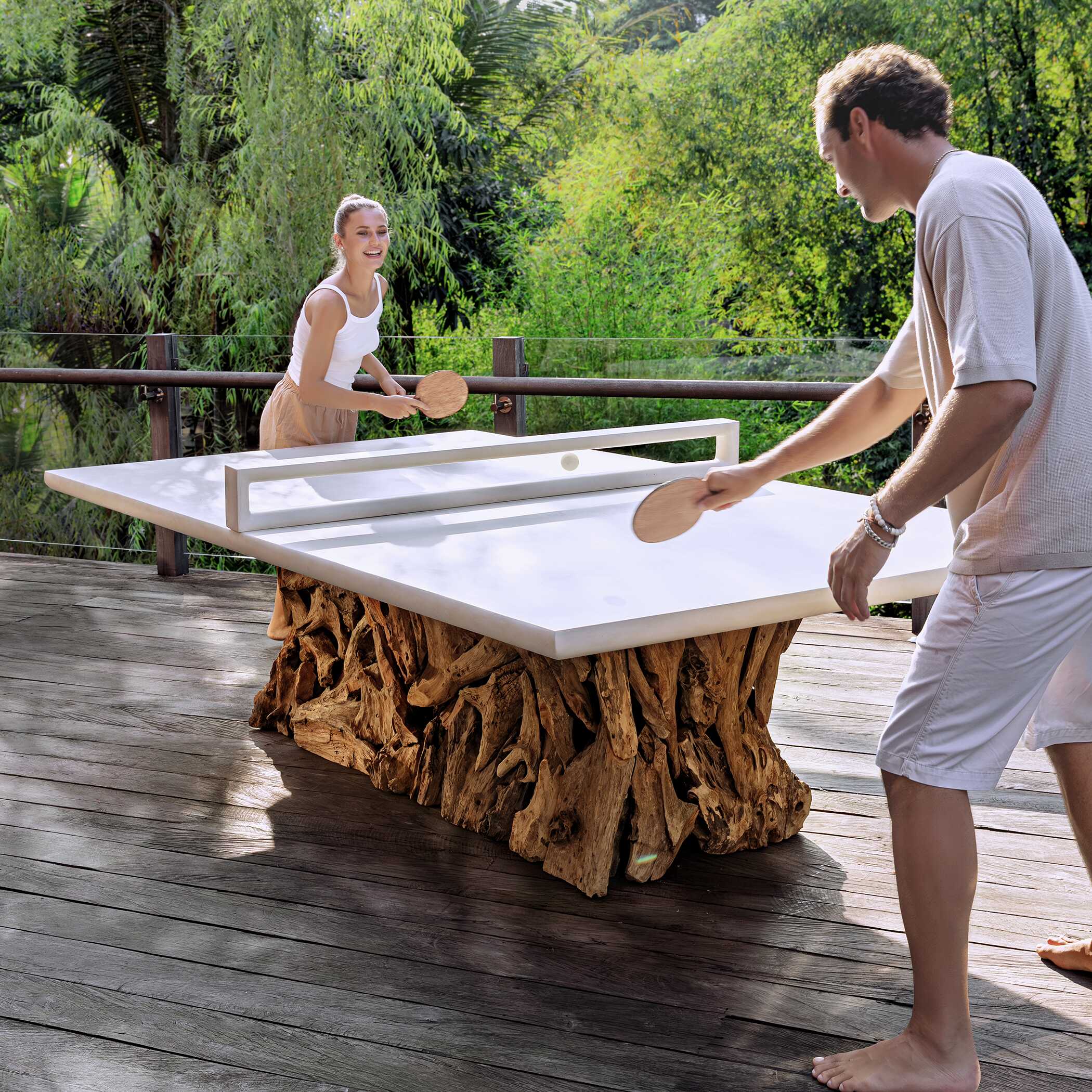 Stonewood Indoor-Outdoor Ping-Pong Dining Table - Image 2
