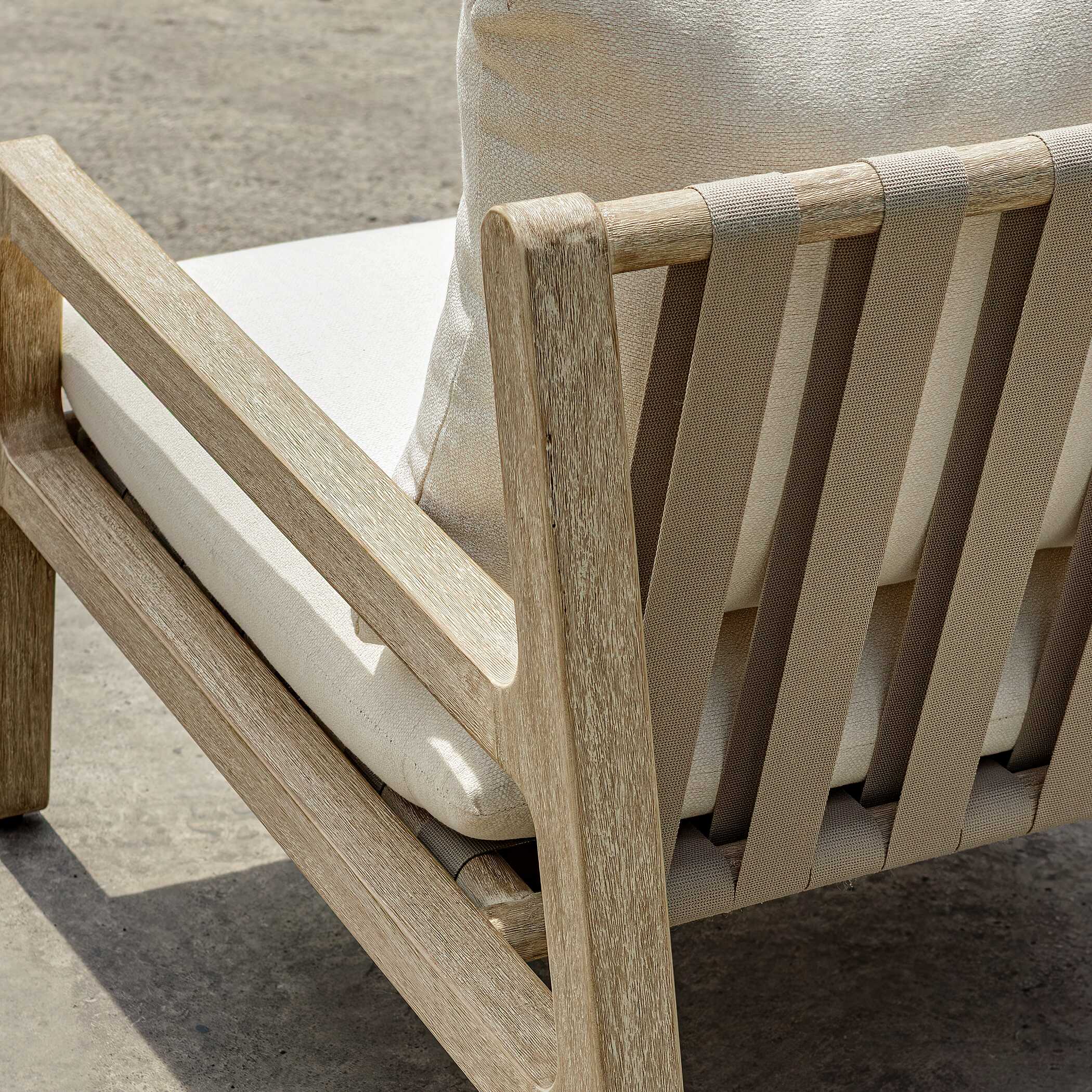 Strapped Outdoor Lounge Chair - Image 6