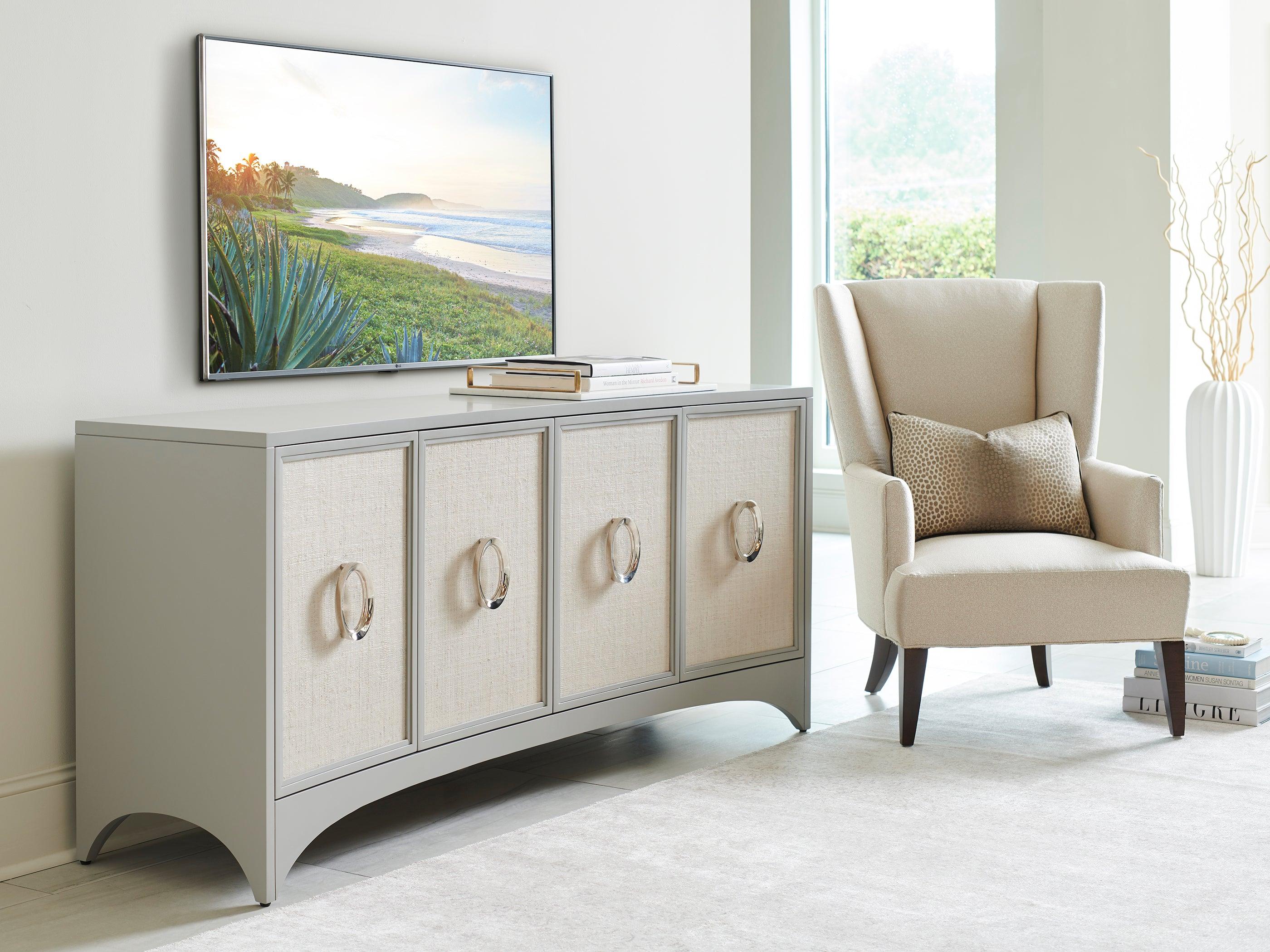 Studio Designs Newbury Park Raffia Media Console - Image 2
