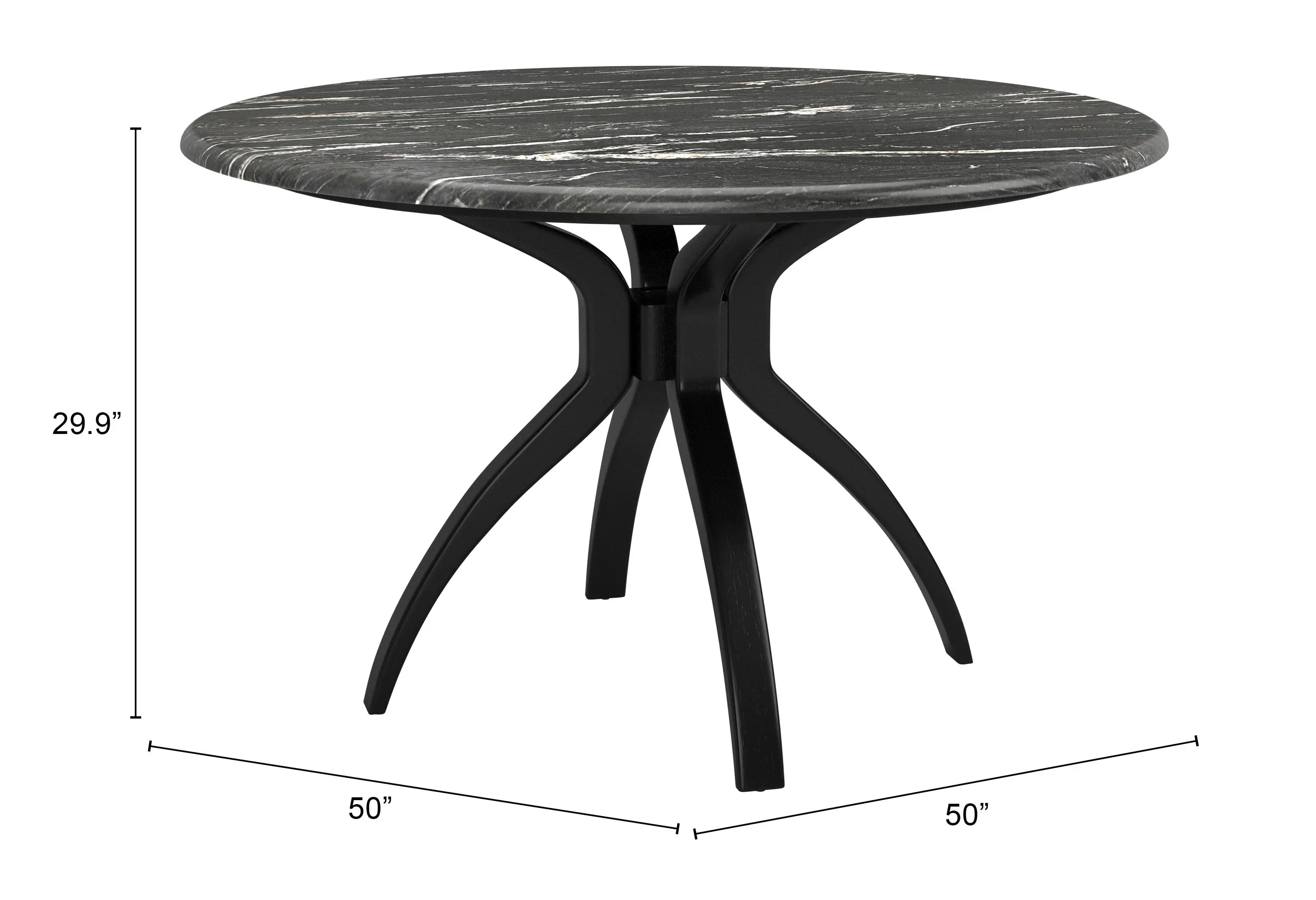 Sumay Dining Table Black - Image 3