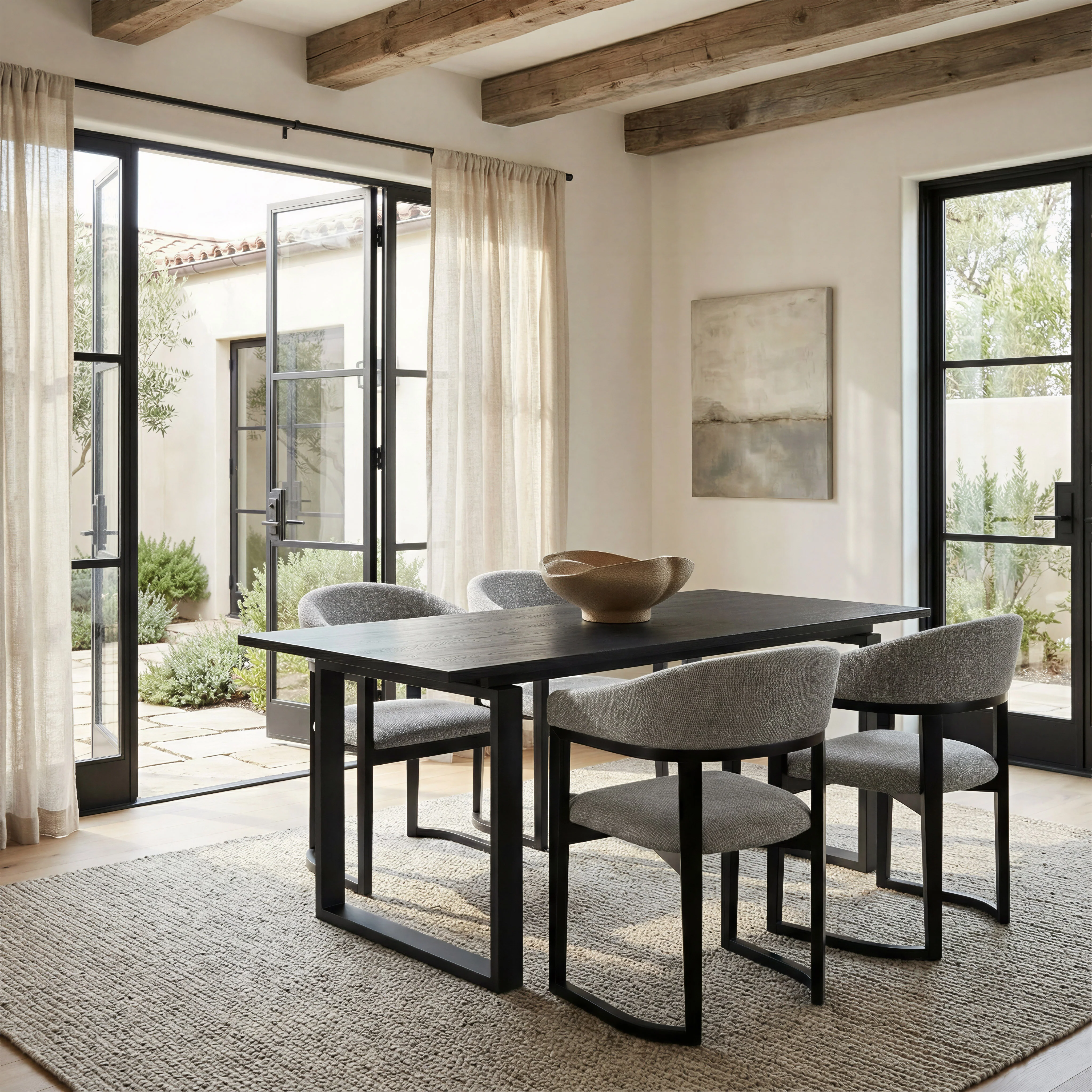 Sundar Dining Table Black - Image 8