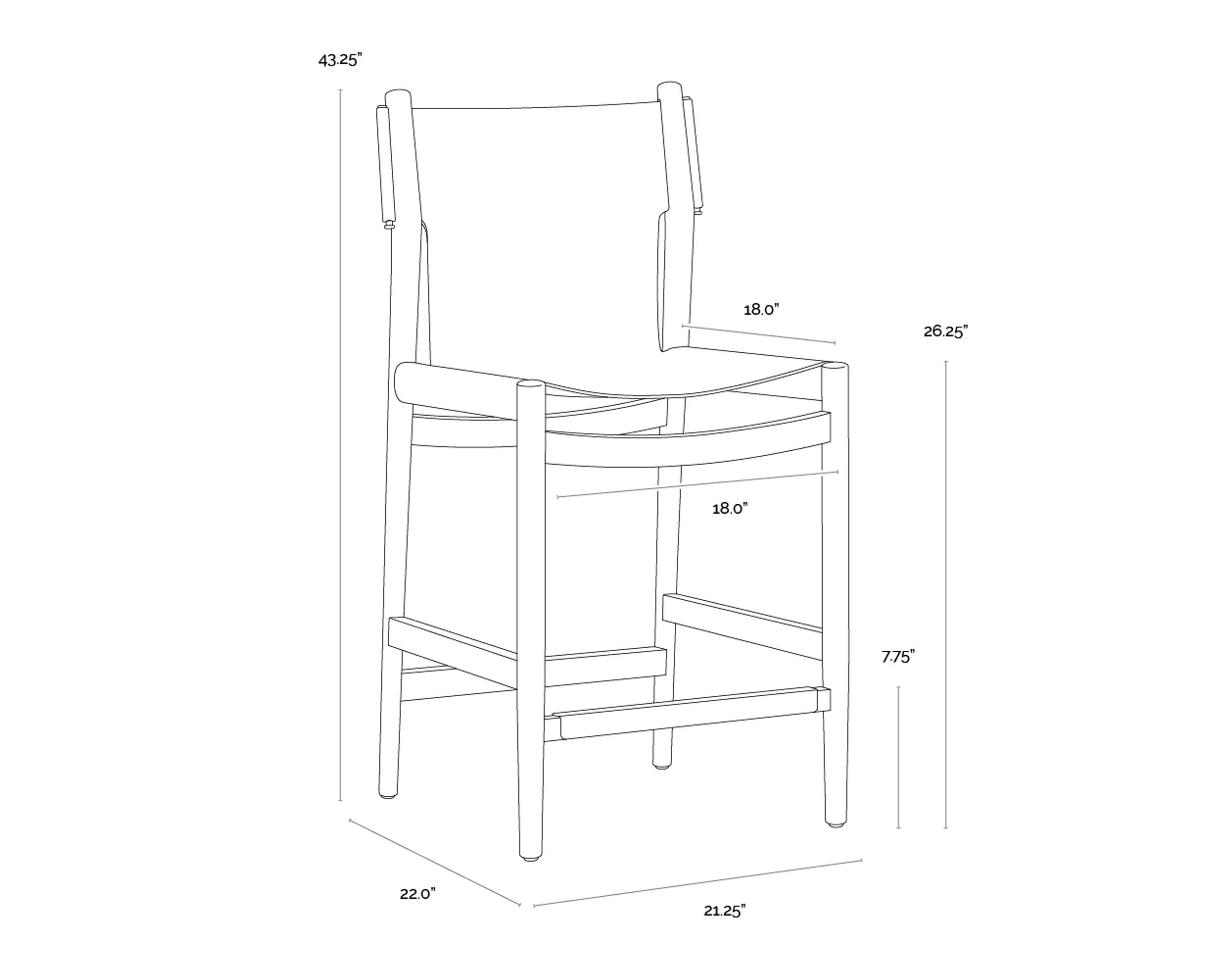 Argus Counter Stool - Image 6