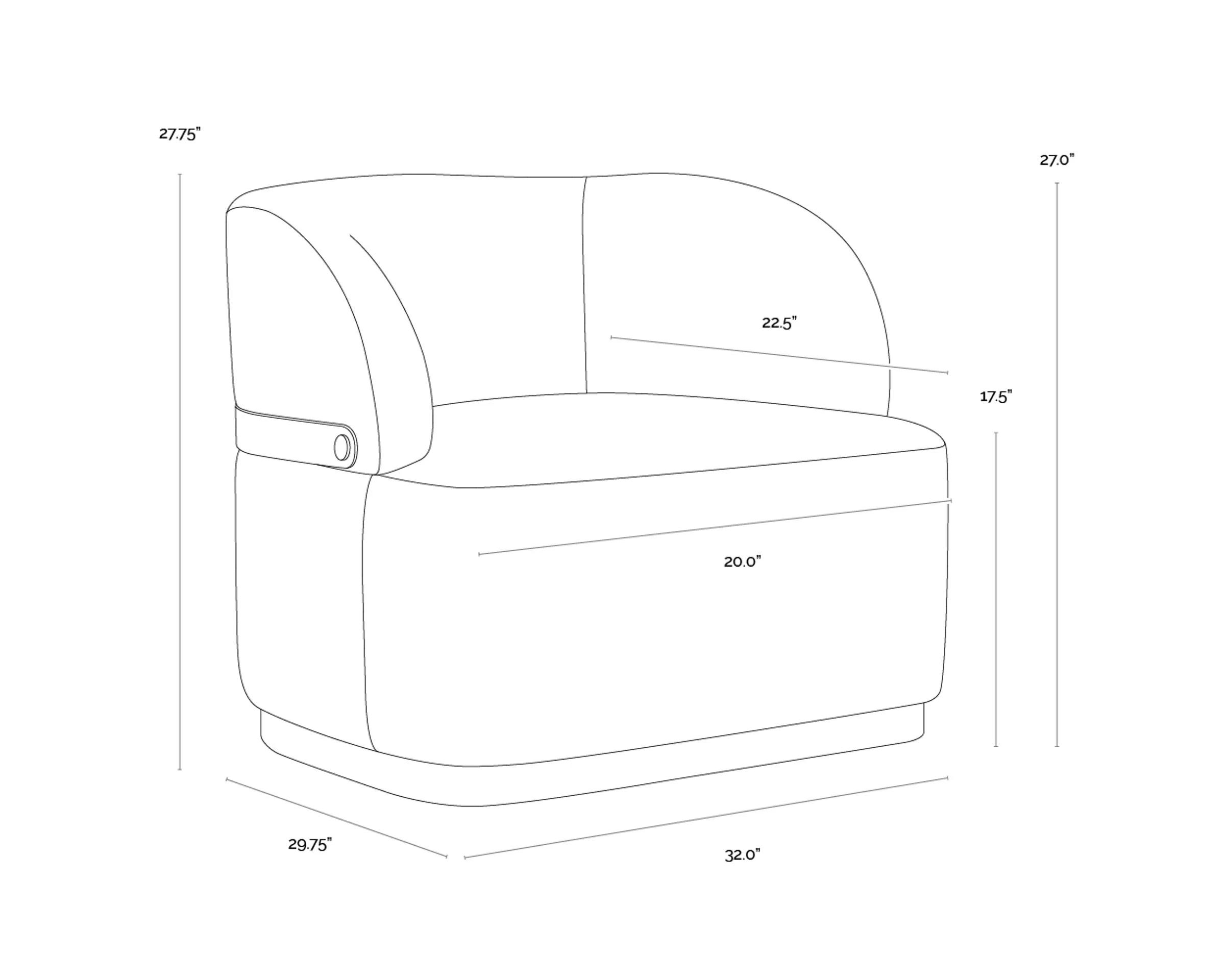 Brinda Swivel Lounge Chair - Image 12