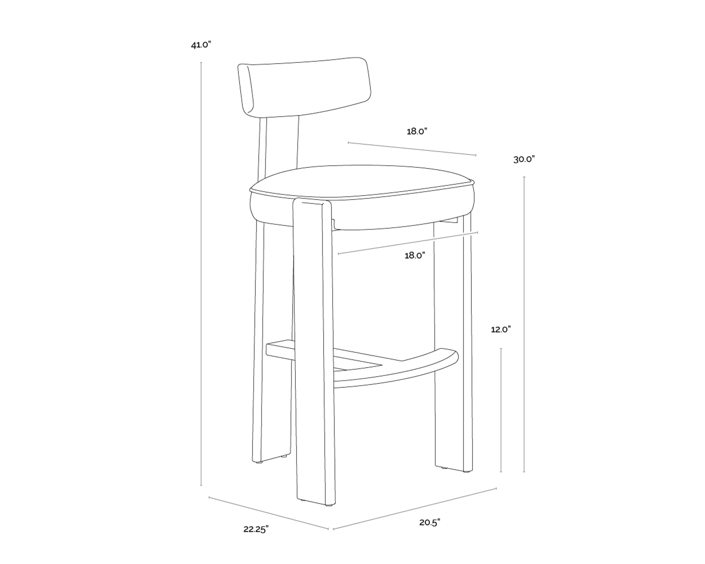 Horton Barstool - Image 6