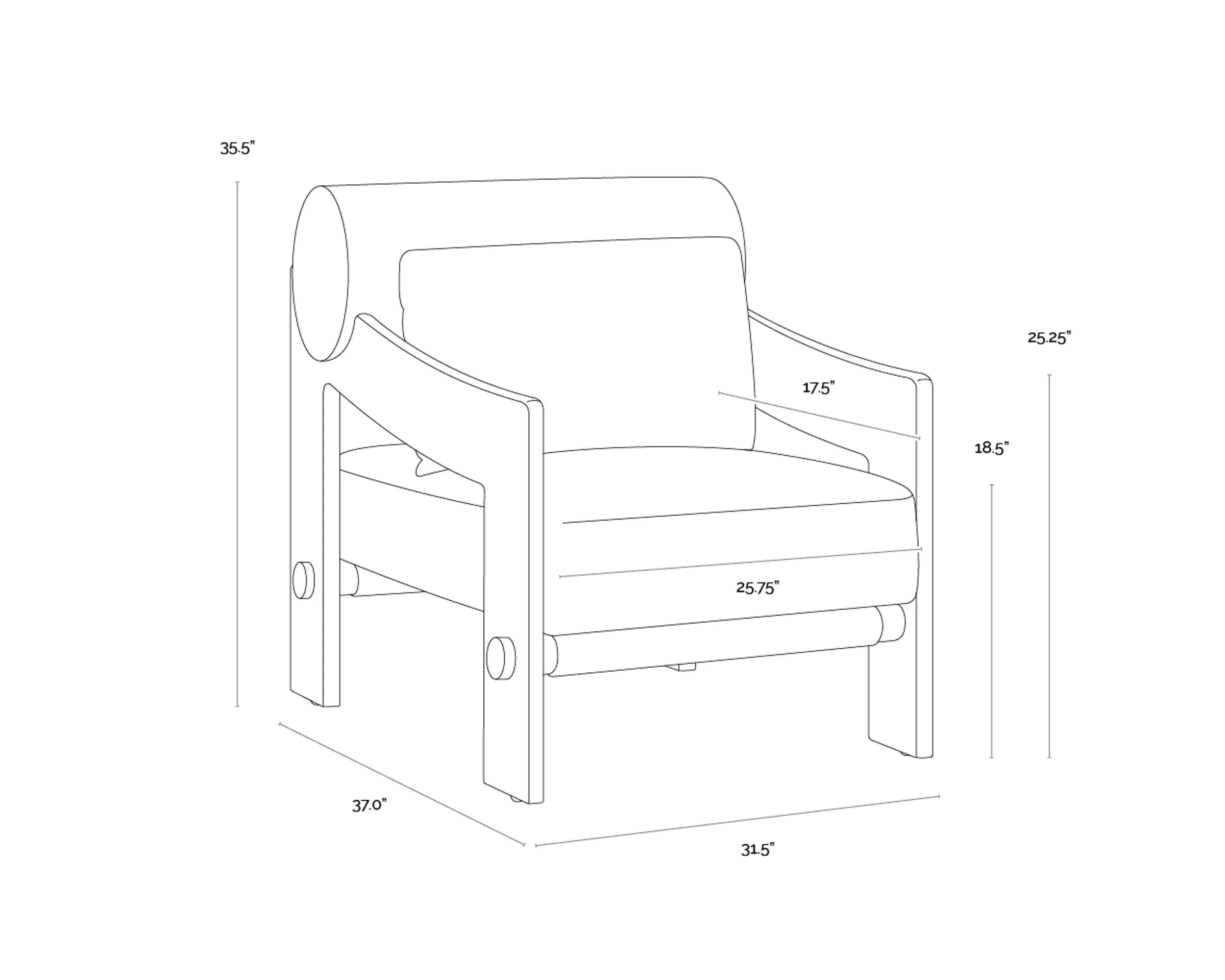 Reizo Lounge Chair - Image 6