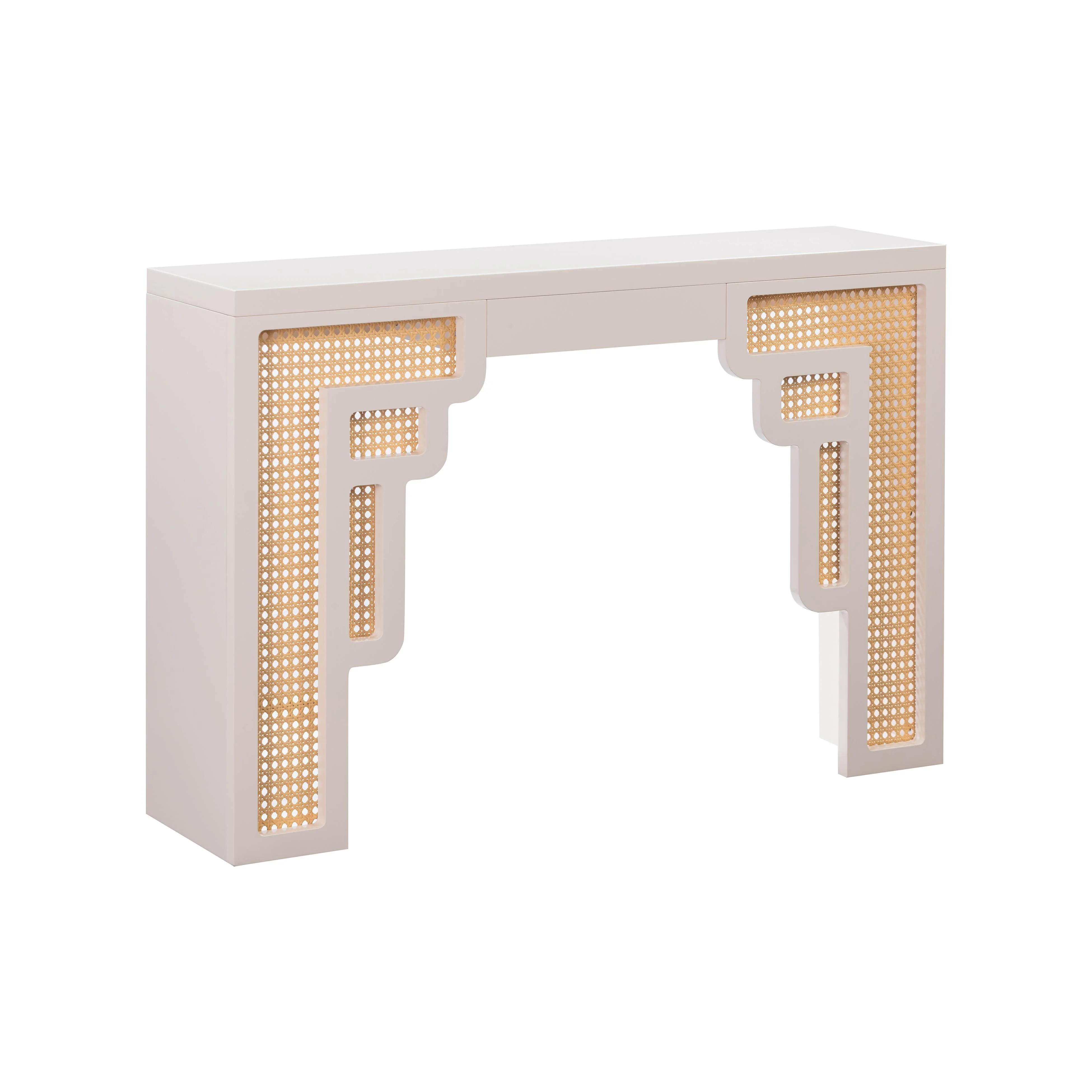 Suzie & Rattan Console Table