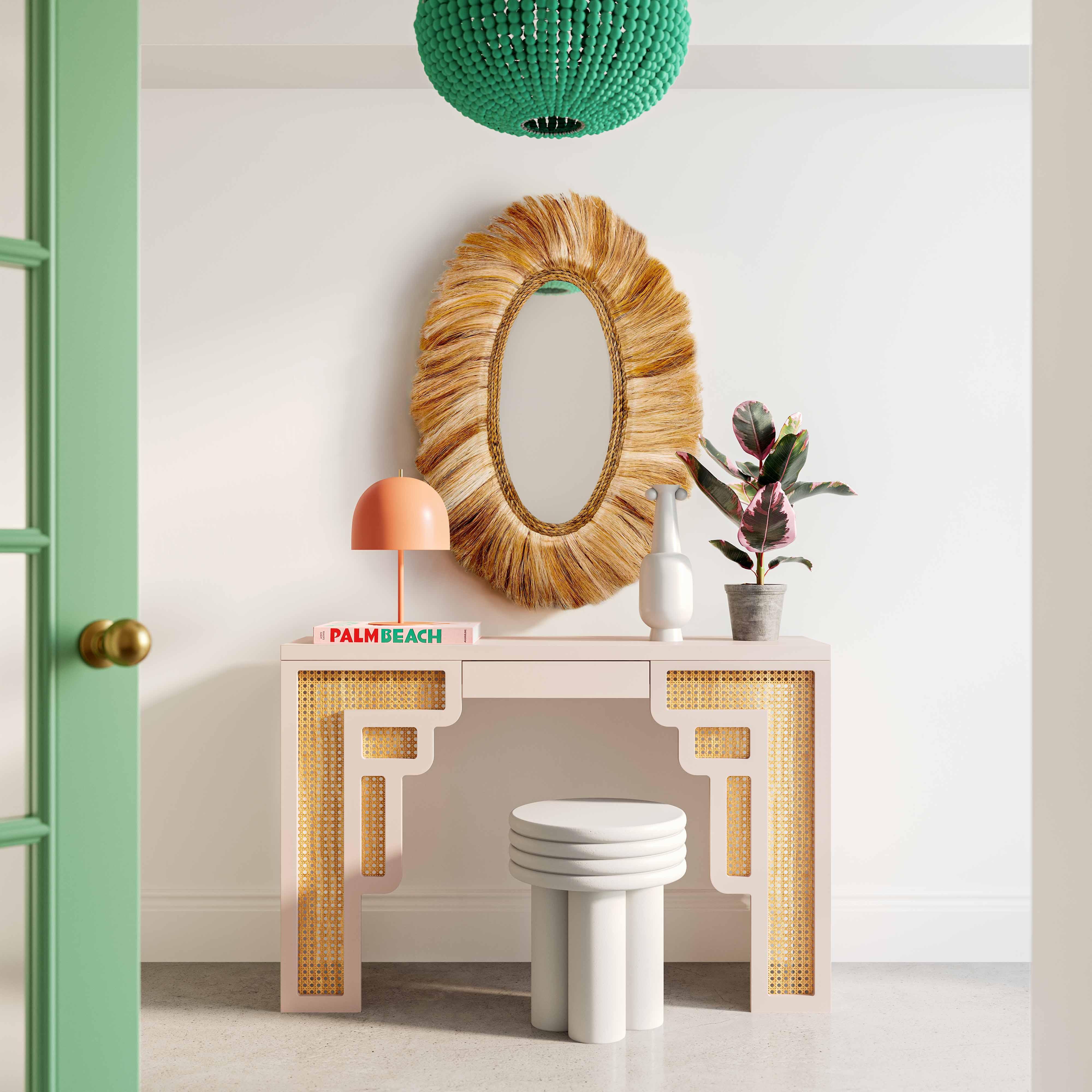 Suzie & Rattan Console Table - Image 2