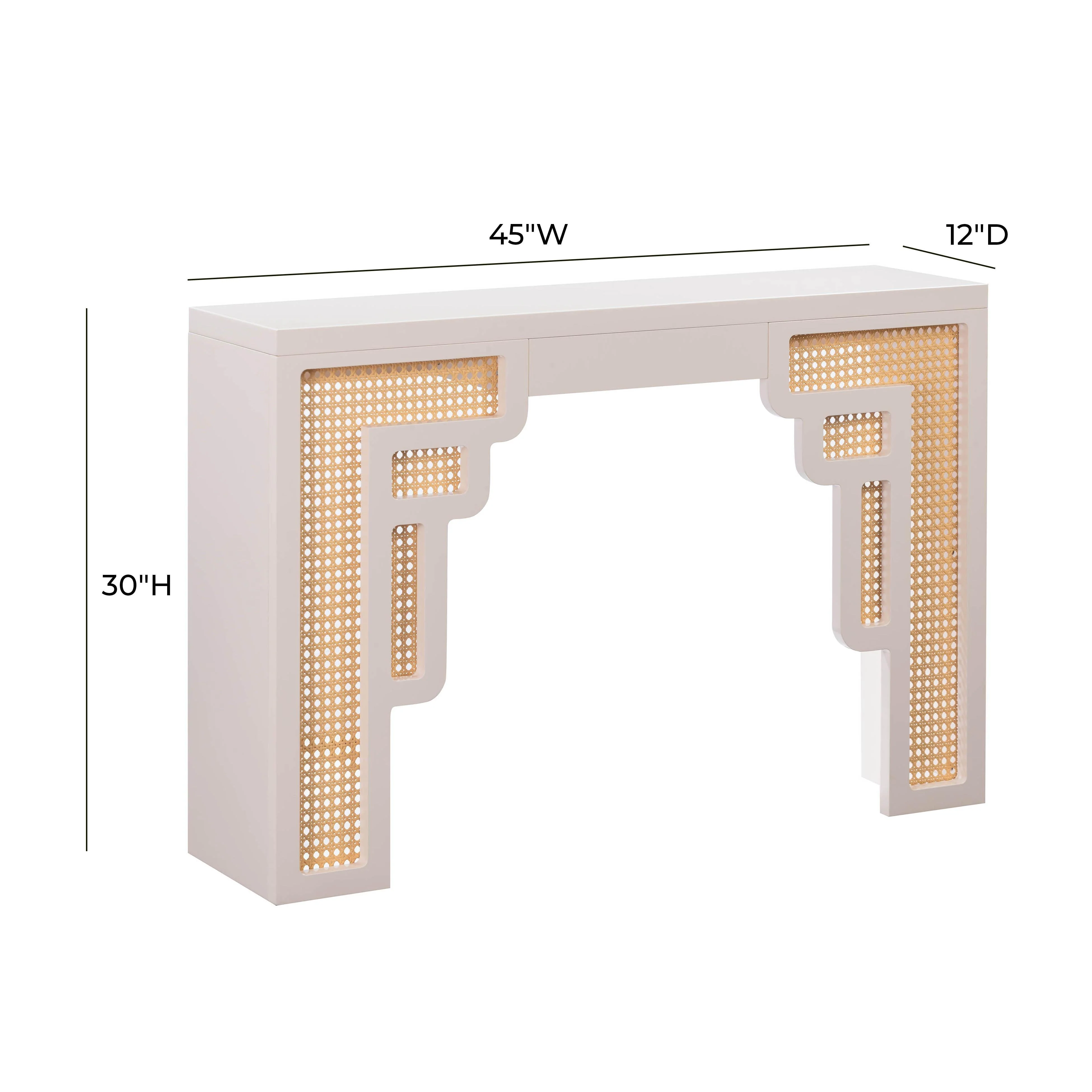 Suzie & Rattan Console Table - Image 6