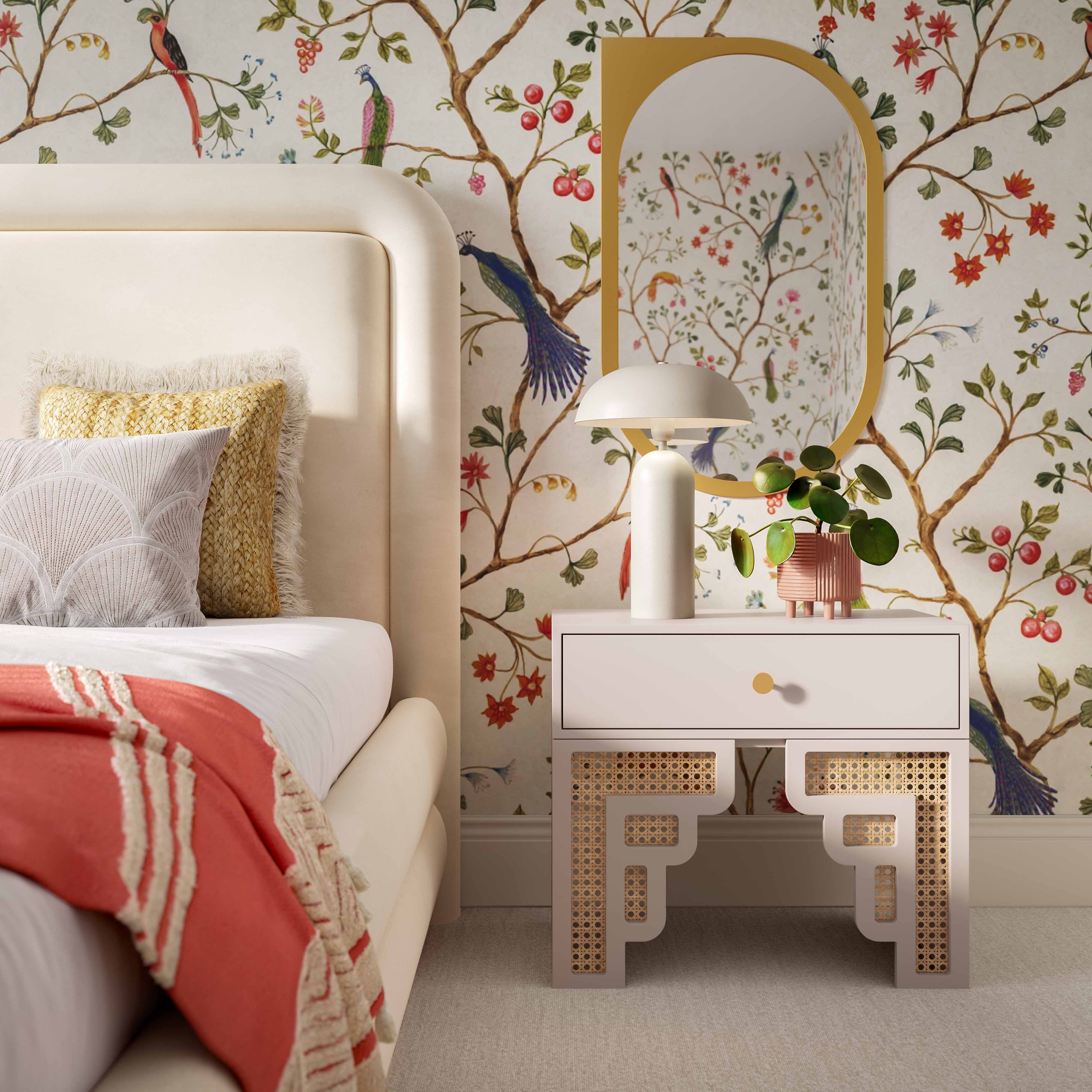 Suzie & Rattan Nightstand - Image 2