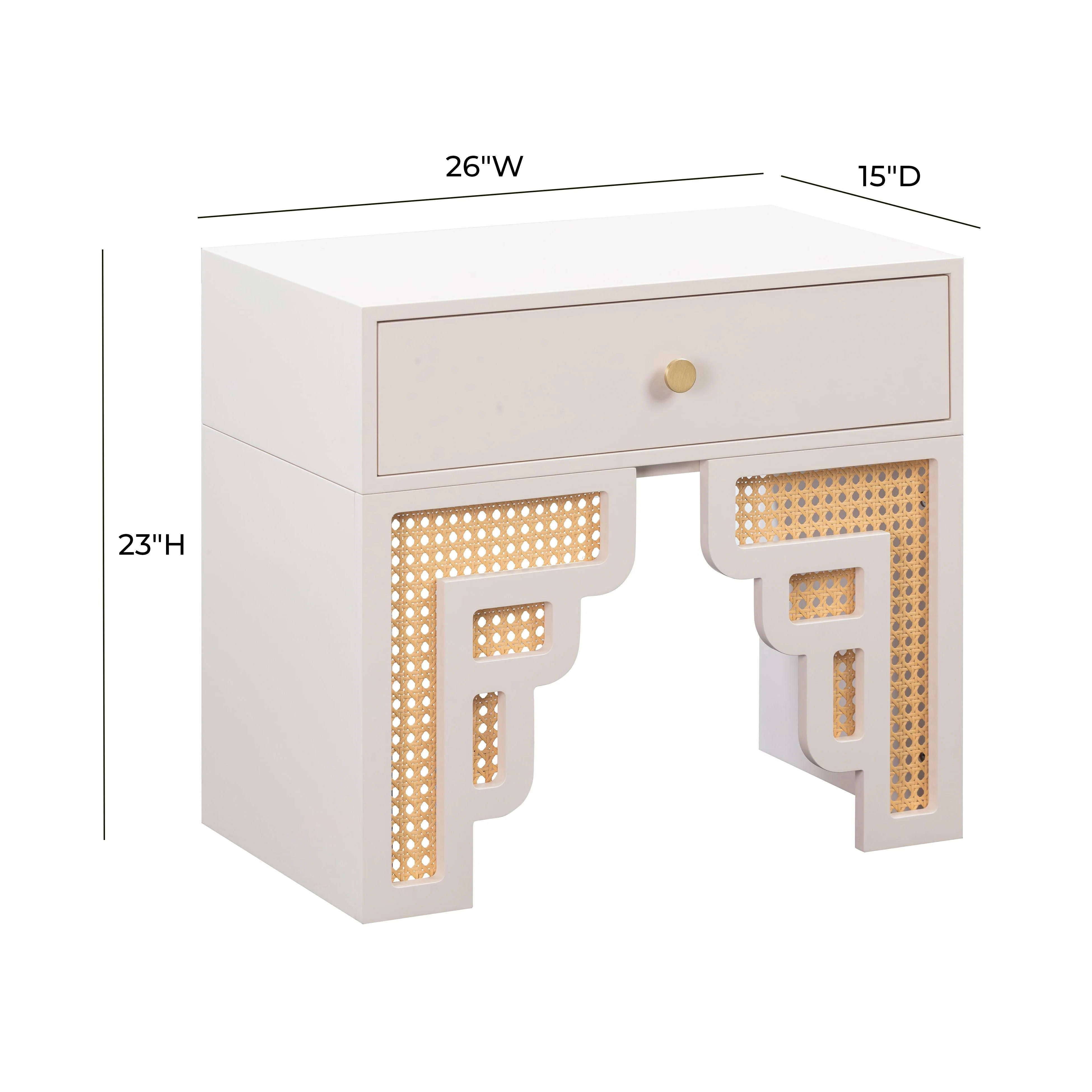 Suzie & Rattan Nightstand - Image 6