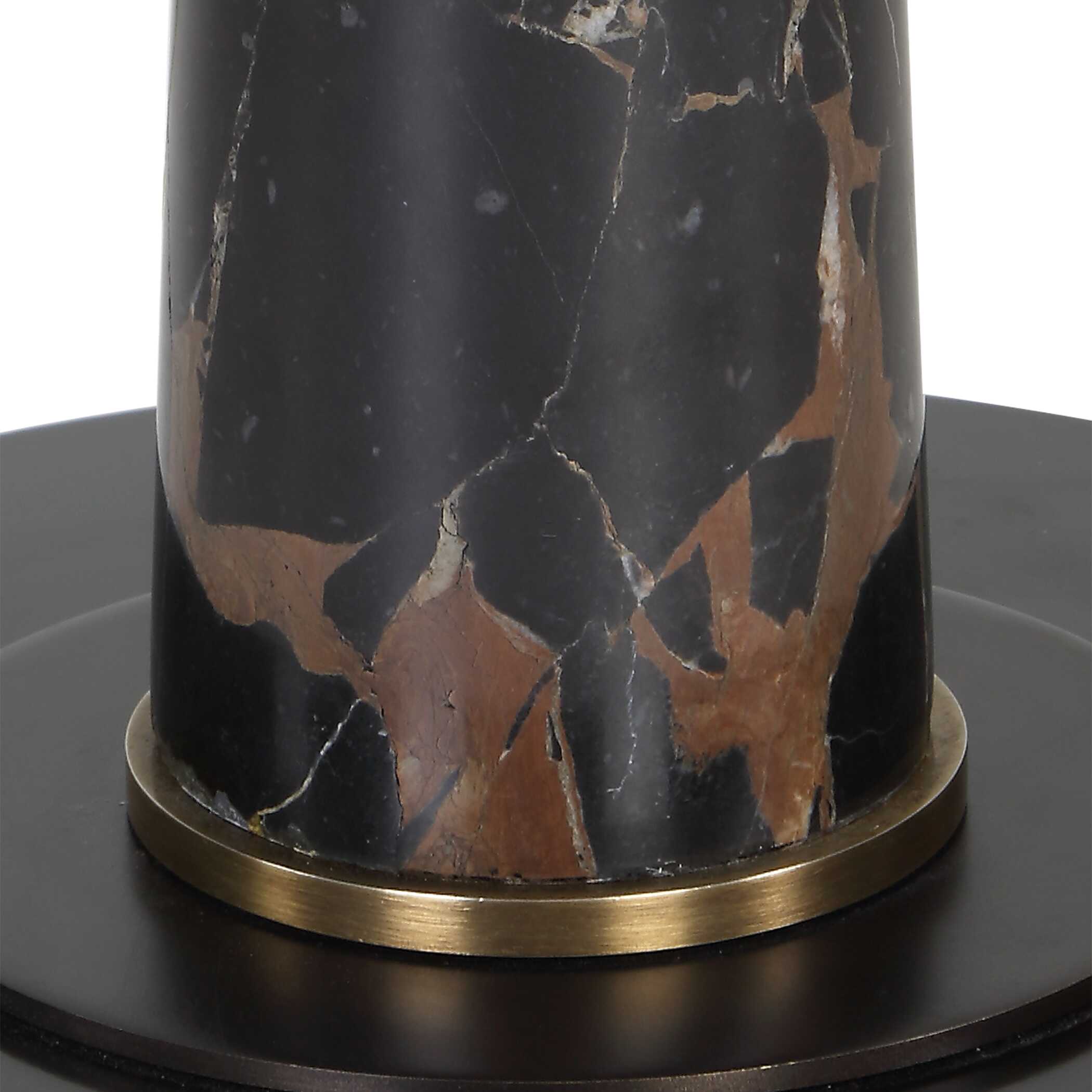 Tallarico Brass & Marble Floor Lamp - Image 7