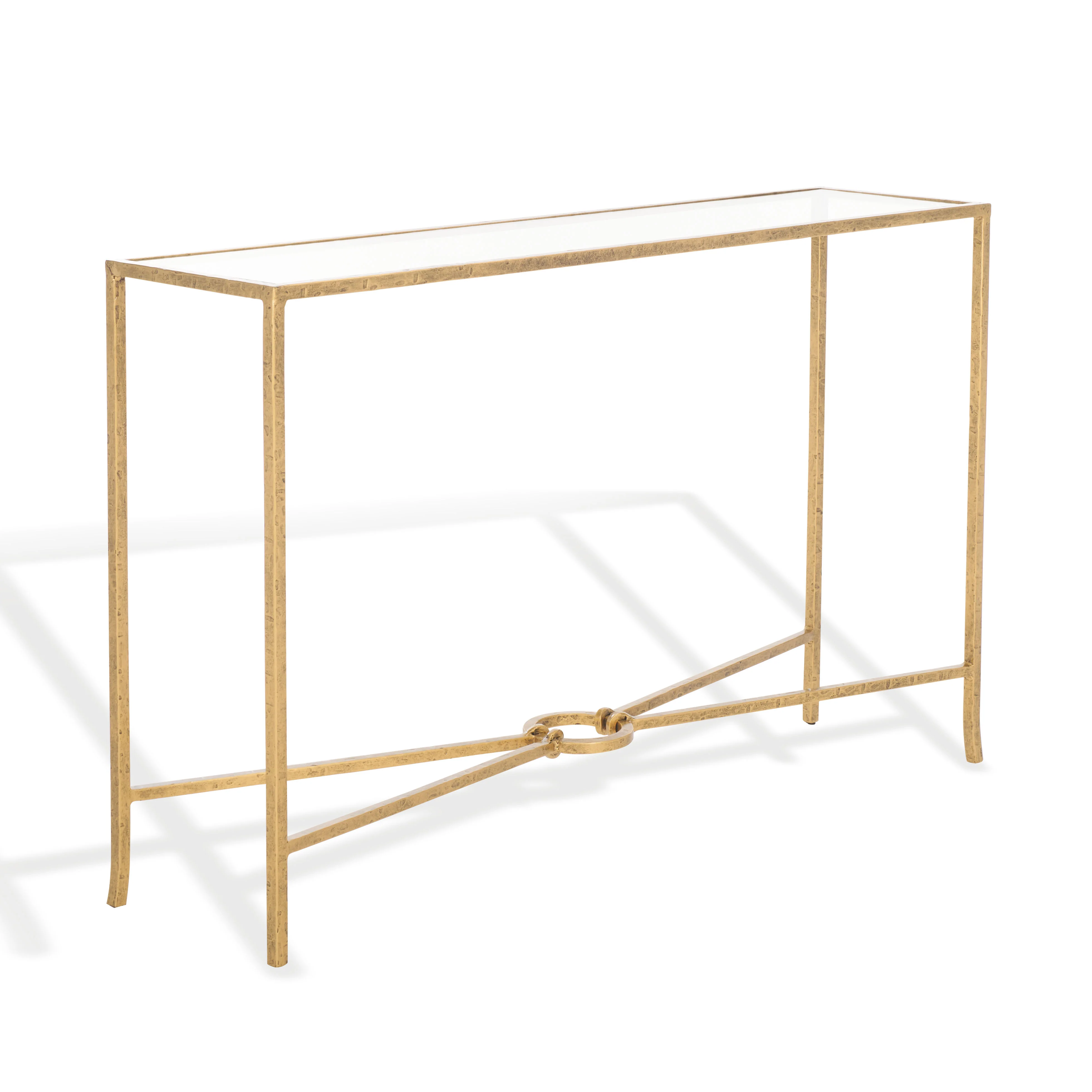 Tauri Forged Metal Rectangle Console Table - Image 3