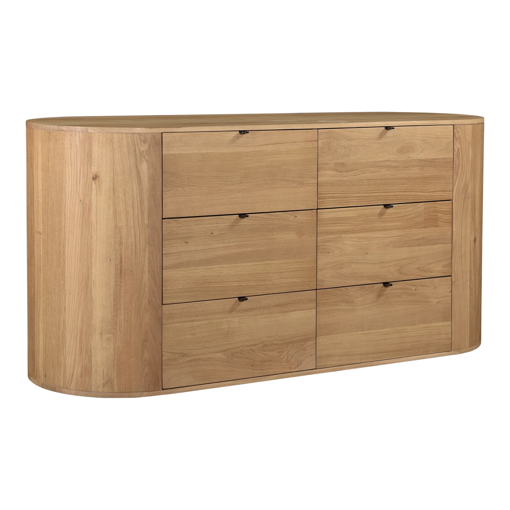 Theo 6 Drawer Dresser Natural - Image 3