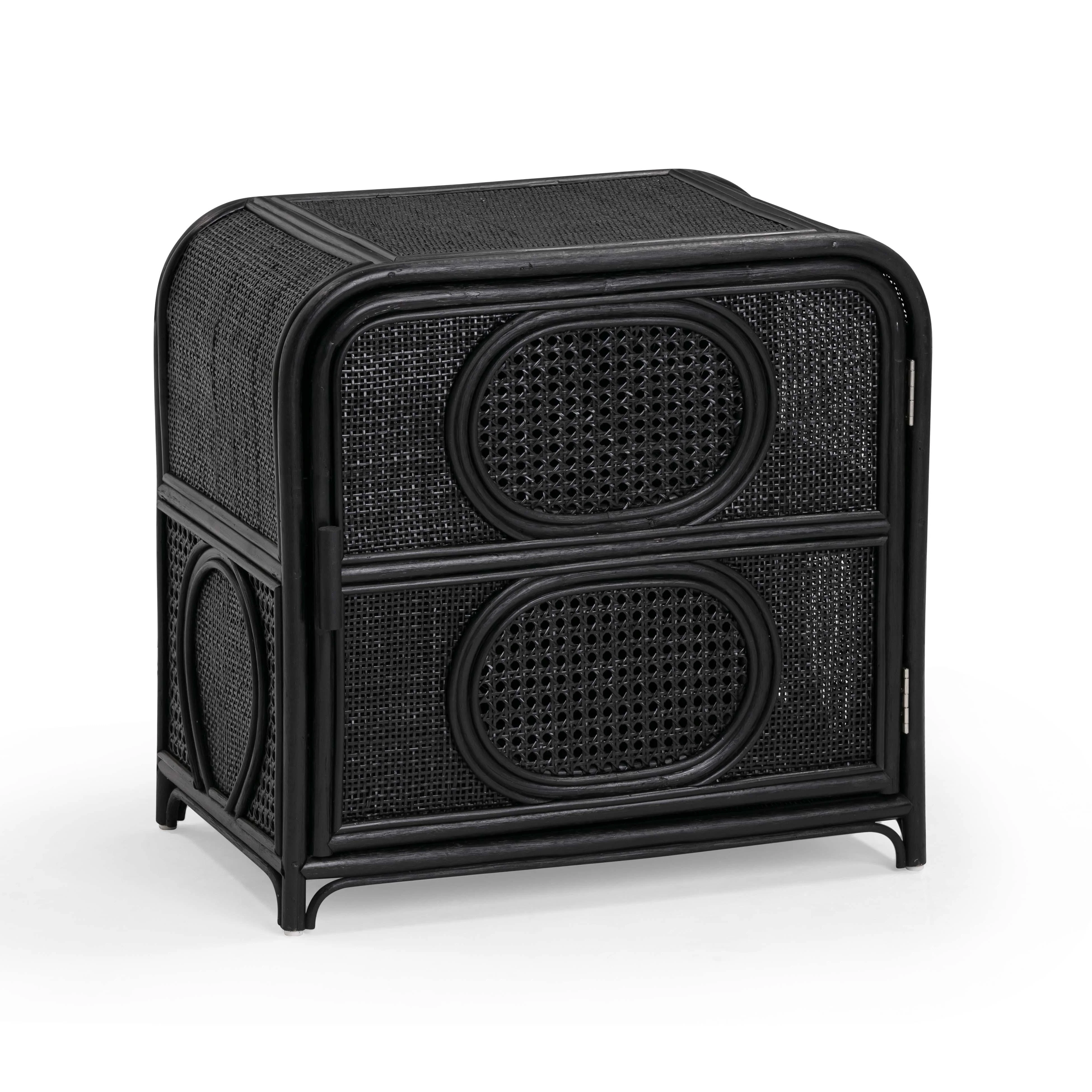 Tina 27" Rattan Nightstand With Storage - Image 7