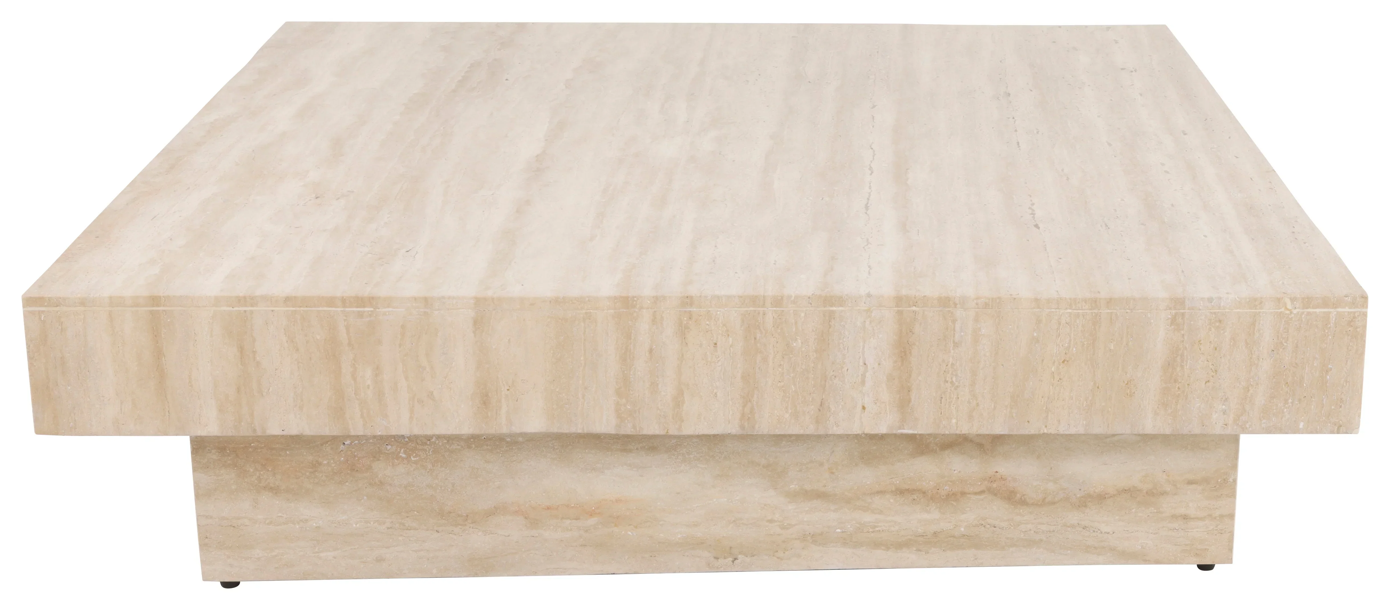 Tivoli Square Travertine Cocktail Table - Image 2